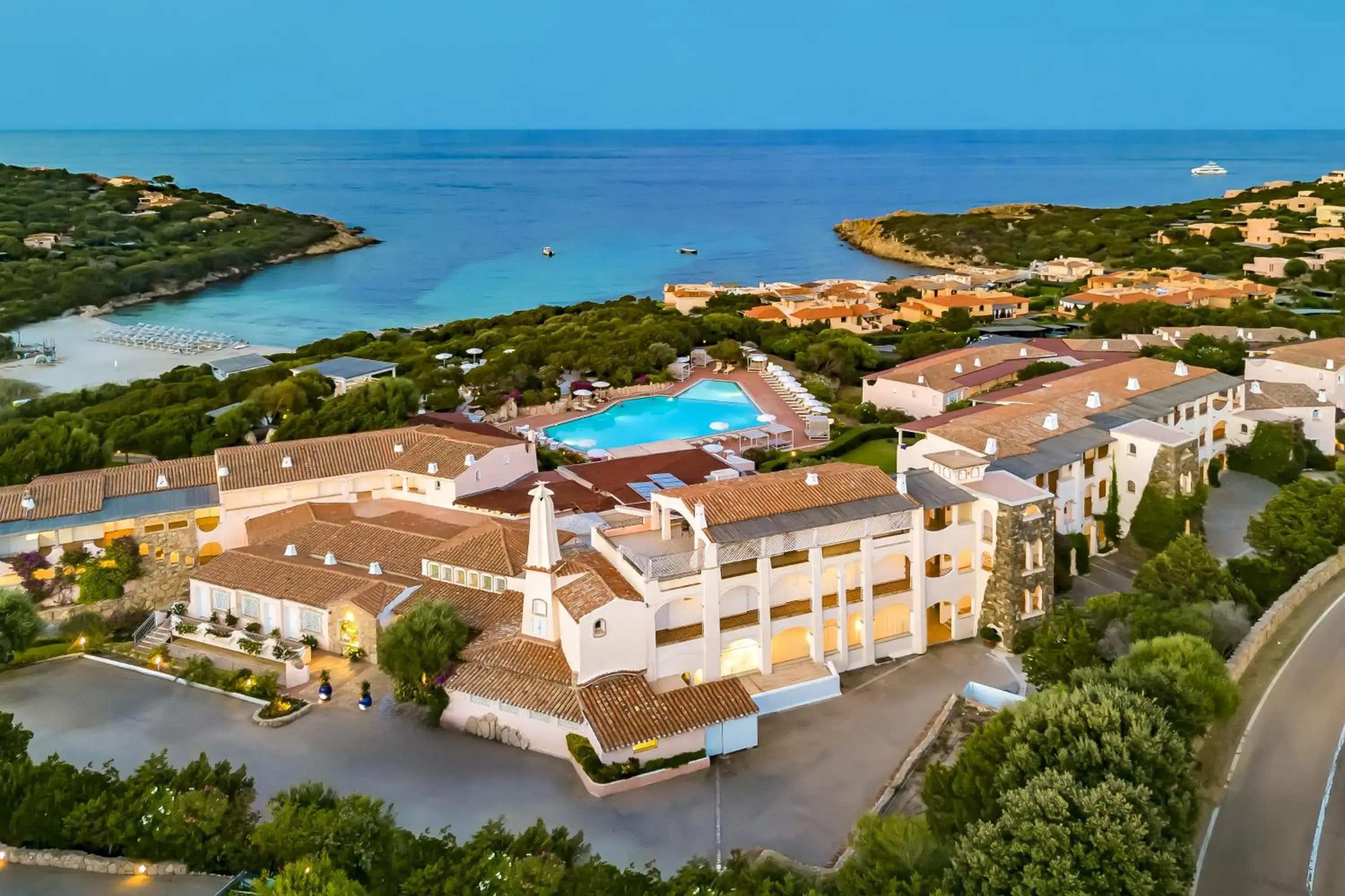 Property building in Grand Hotel In Porto Cervo Property building in Grand Hotel In Porto Cervo