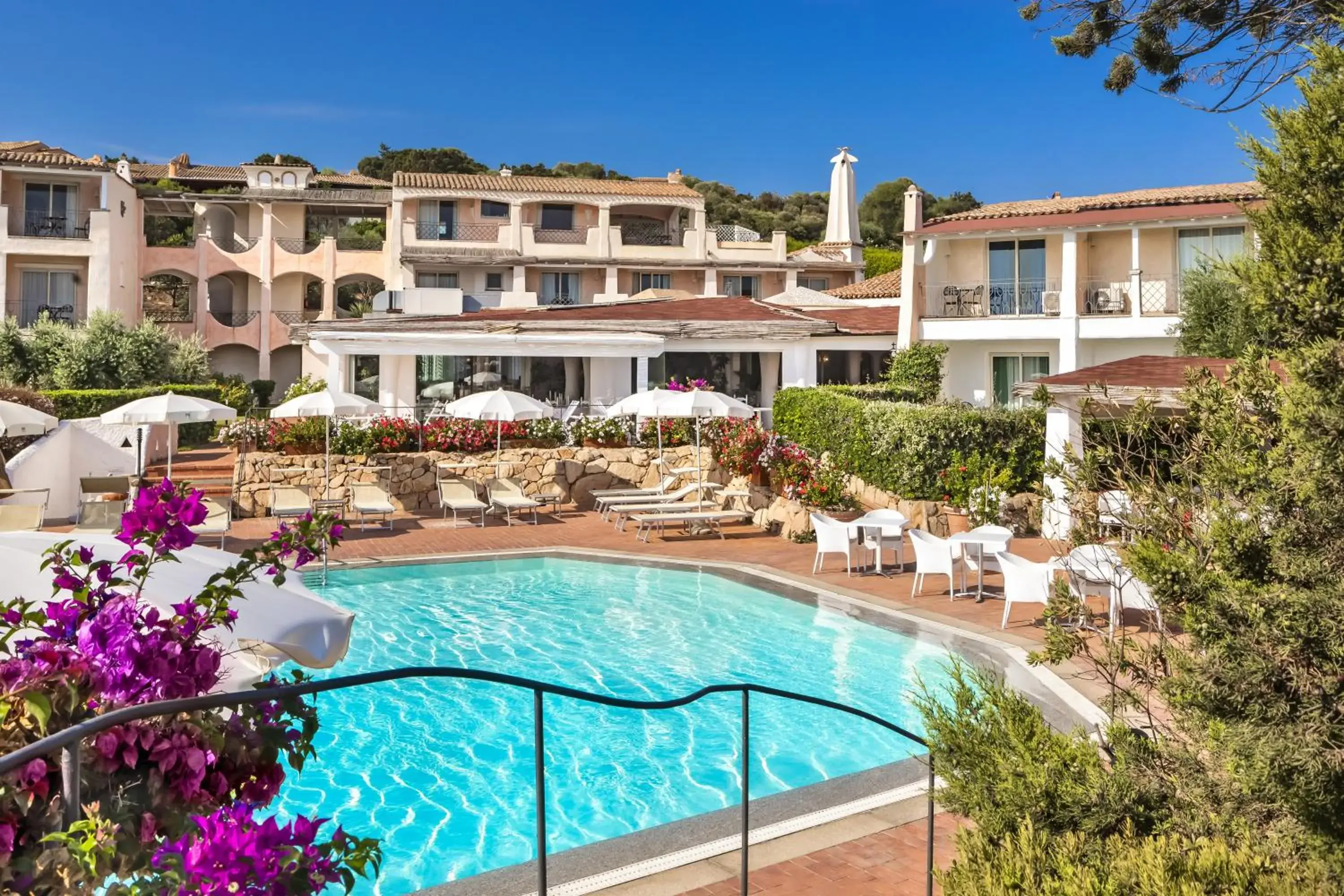 Garden in Grand Hotel In Porto Cervo Garden in Grand Hotel In Porto Cervo