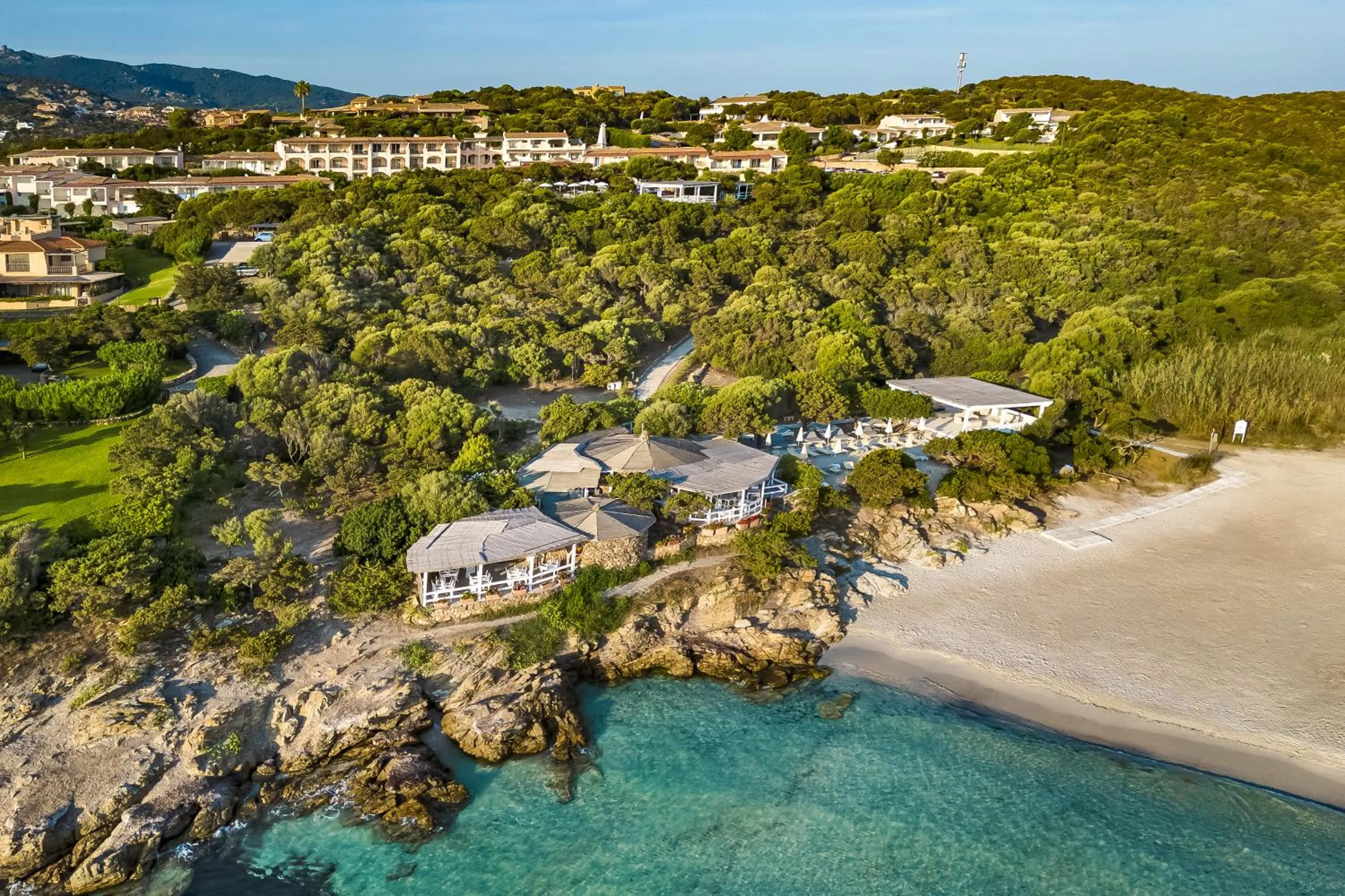 Beach in Grand Hotel In Porto Cervo