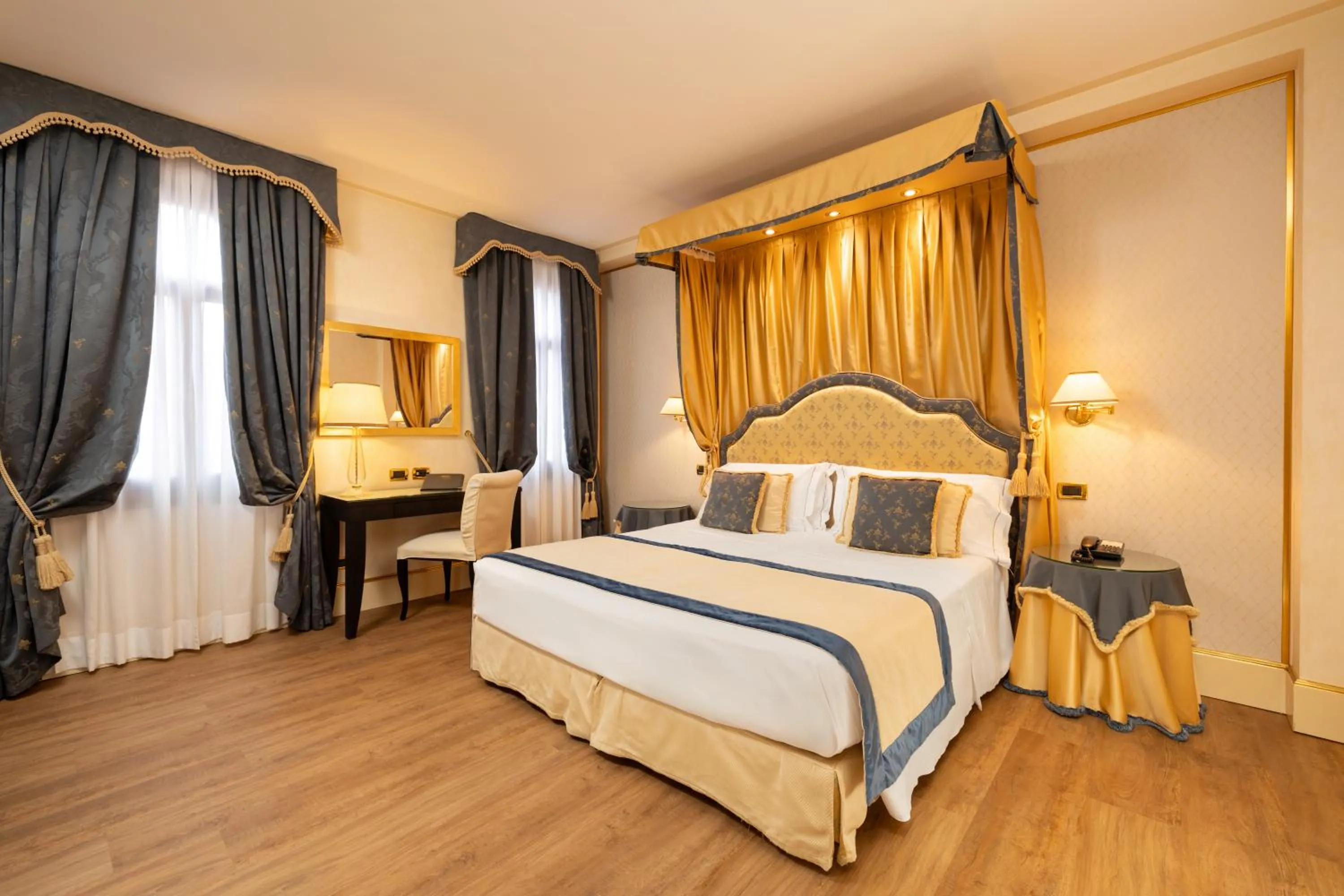 Bed in Hotel A La Commedia