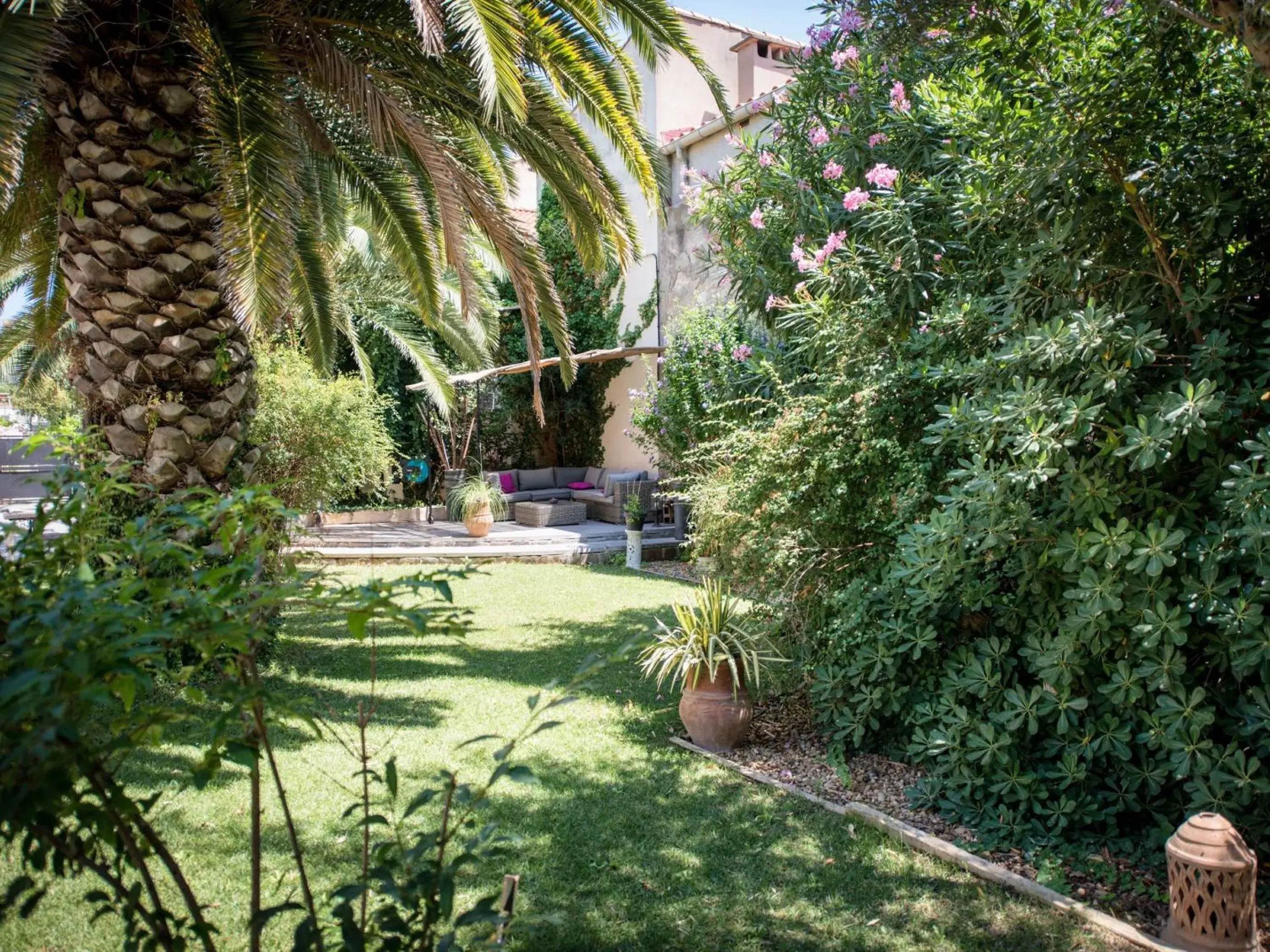 Living room in Chambre d'Hôtes Villa Ambrosia et Spa Living room in Chambre d'Hôtes Villa Ambrosia et Spa