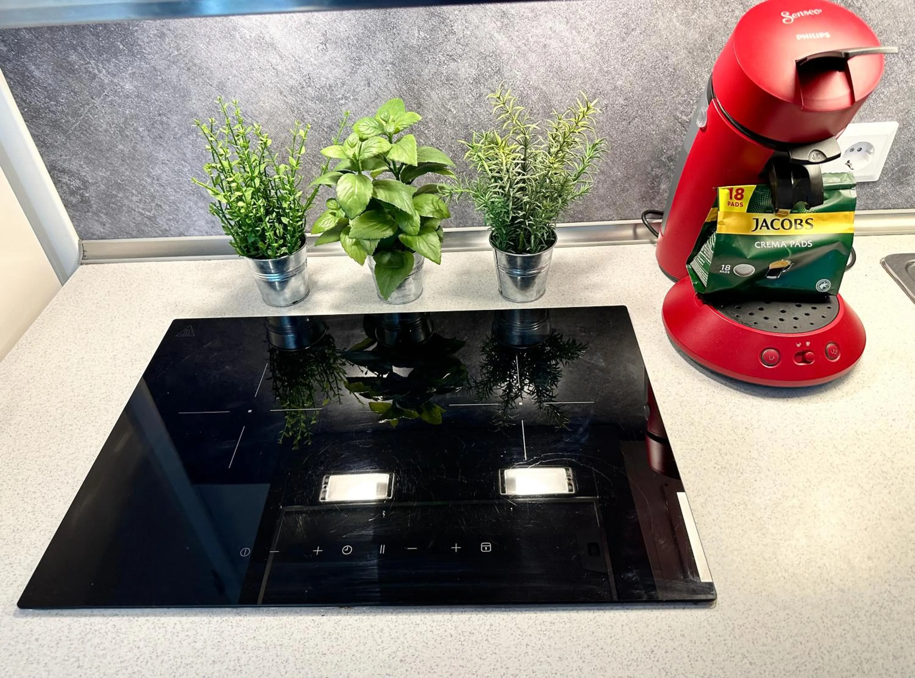 Coffee/tea facilities in fairAPART Studio-Apartment nähe klein Venedig