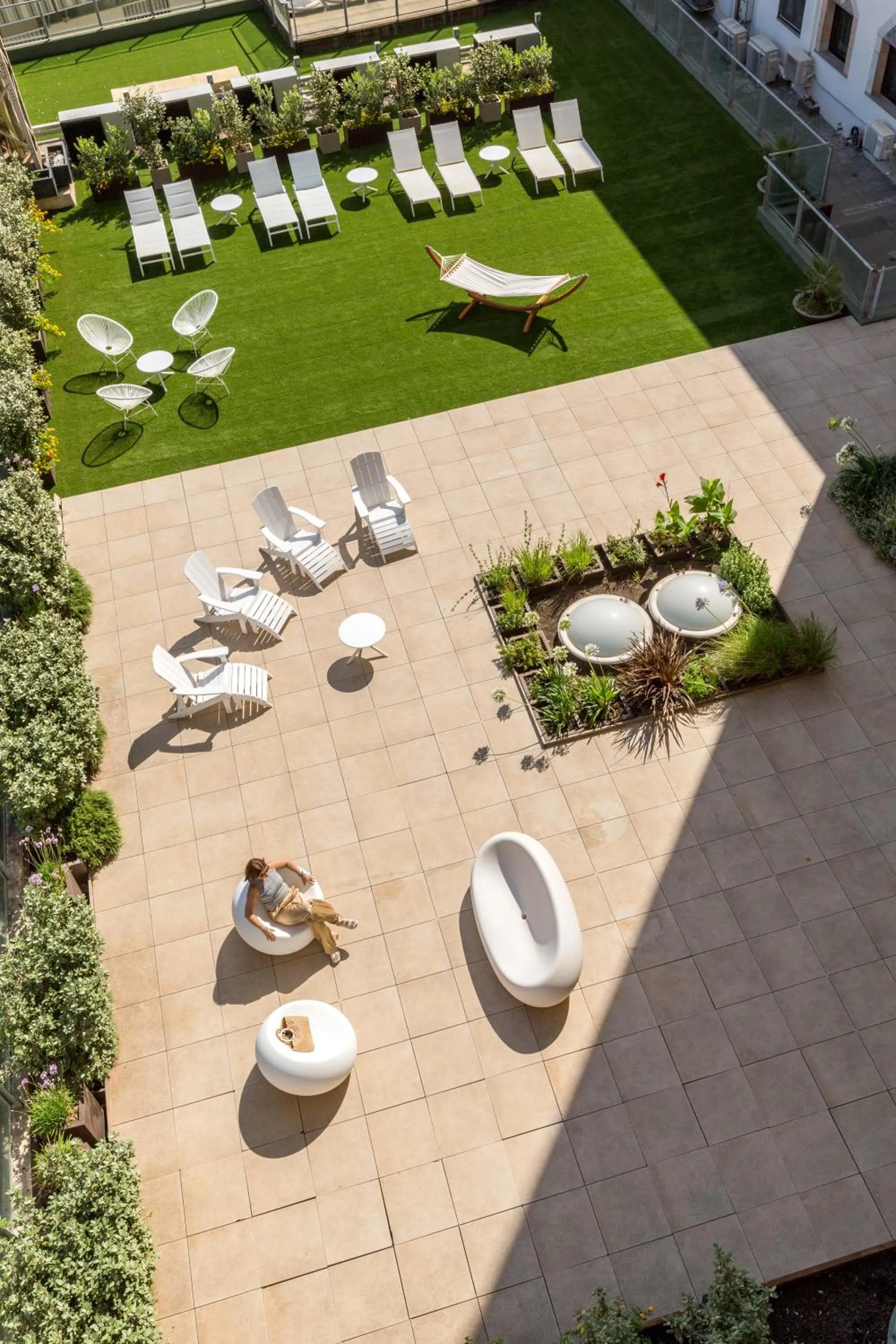 Garden in Hotel Catalunya