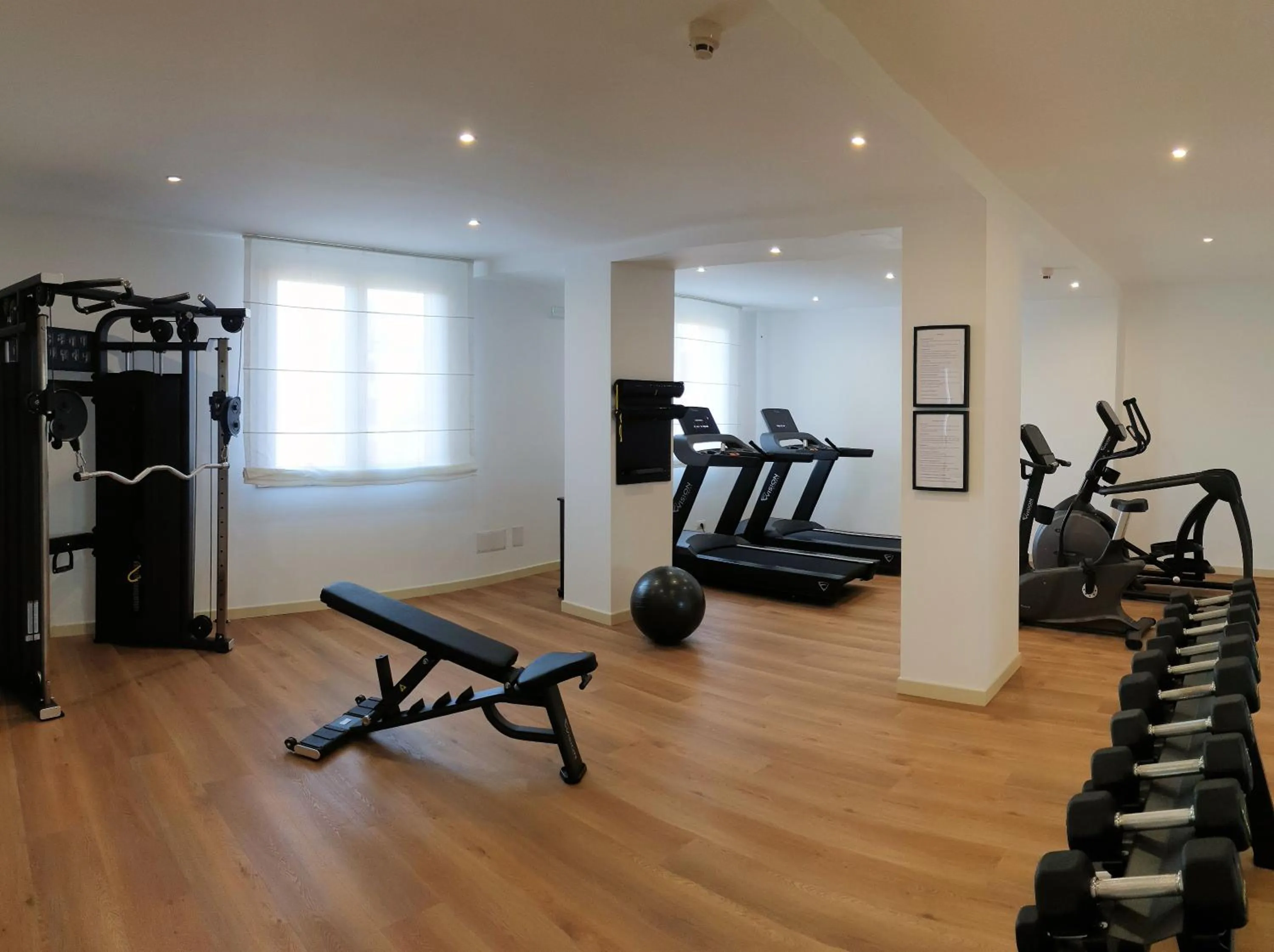 Fitness centre/facilities in Hotel Catalunya