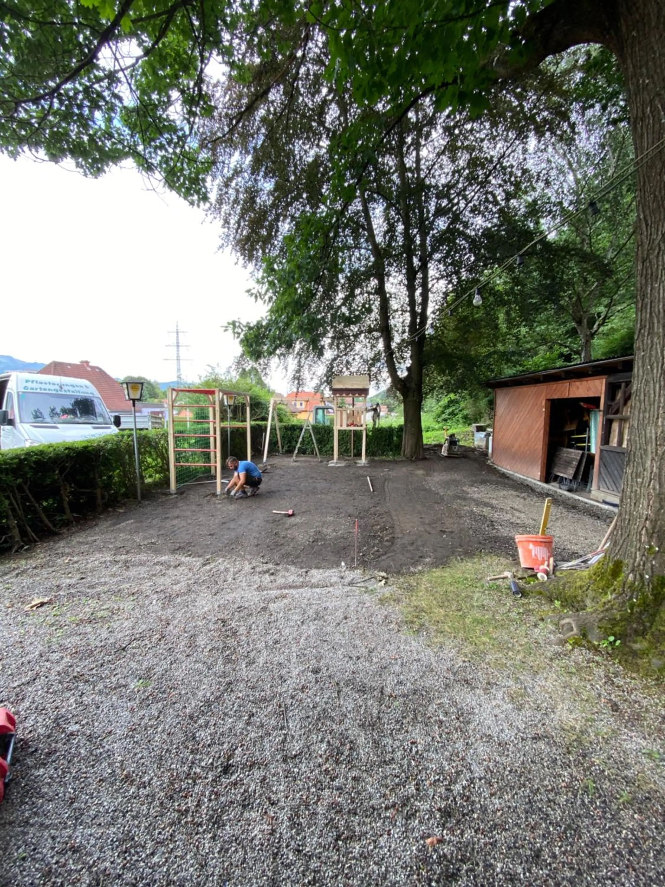 Children play ground in Waldrestaurant VIDA