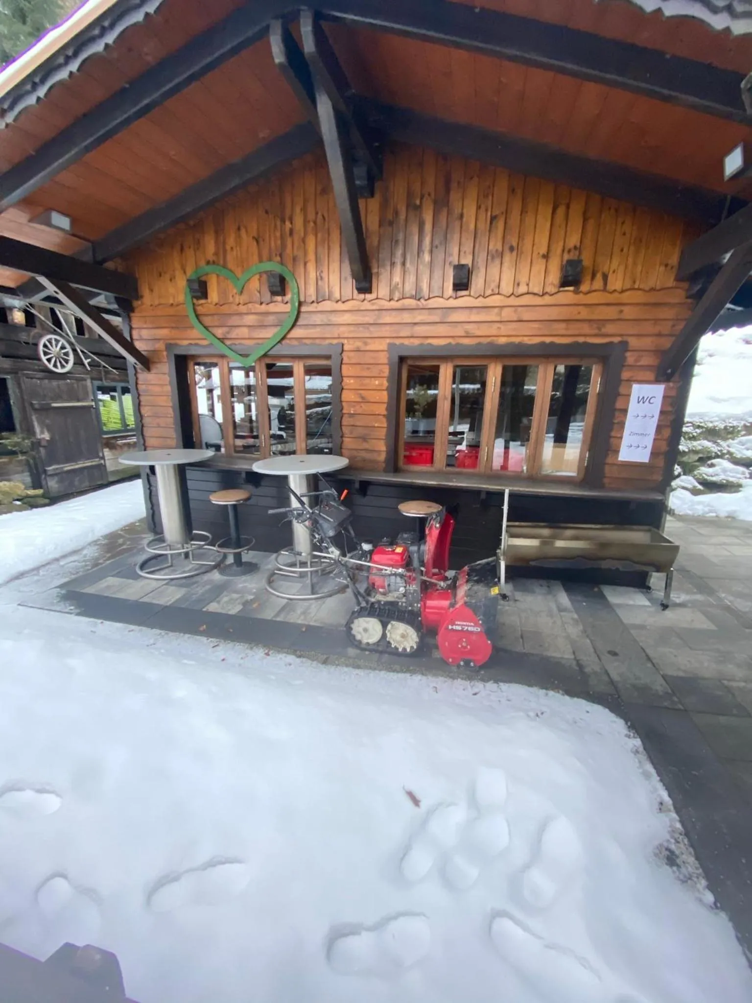 Patio in Waldrestaurant VIDA