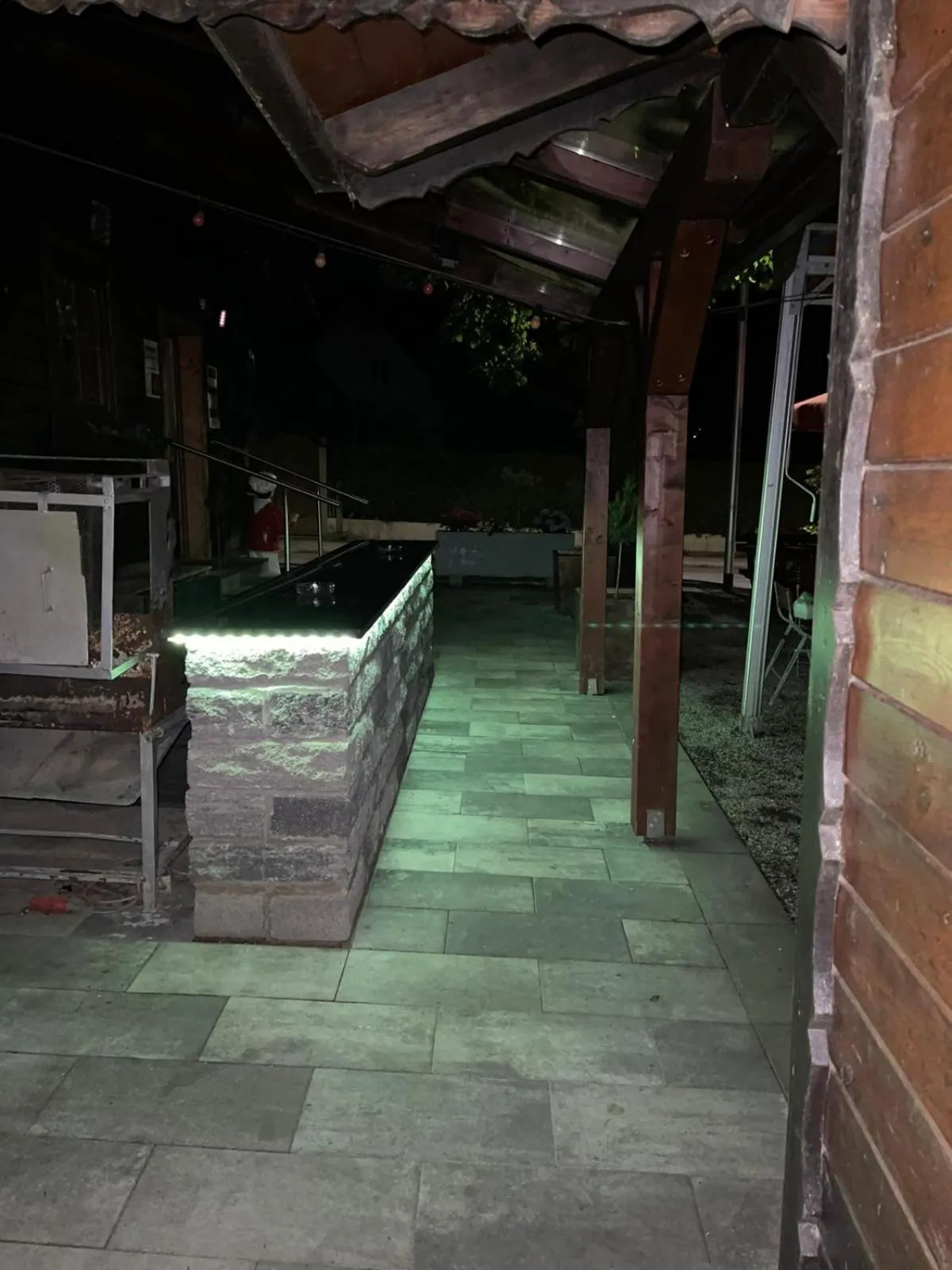 Patio in Waldrestaurant VIDA