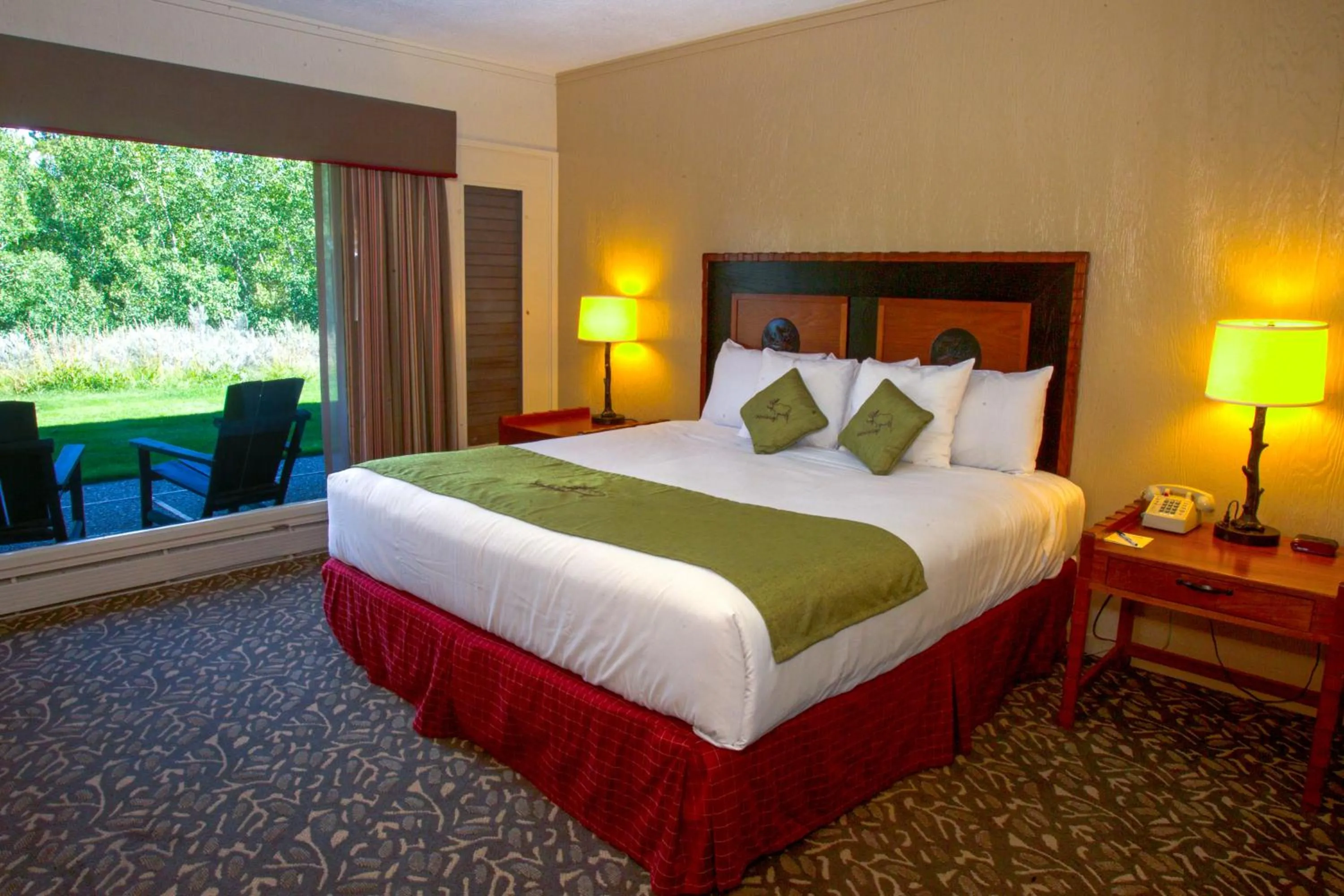 Bed in Jackson Lake Lodge