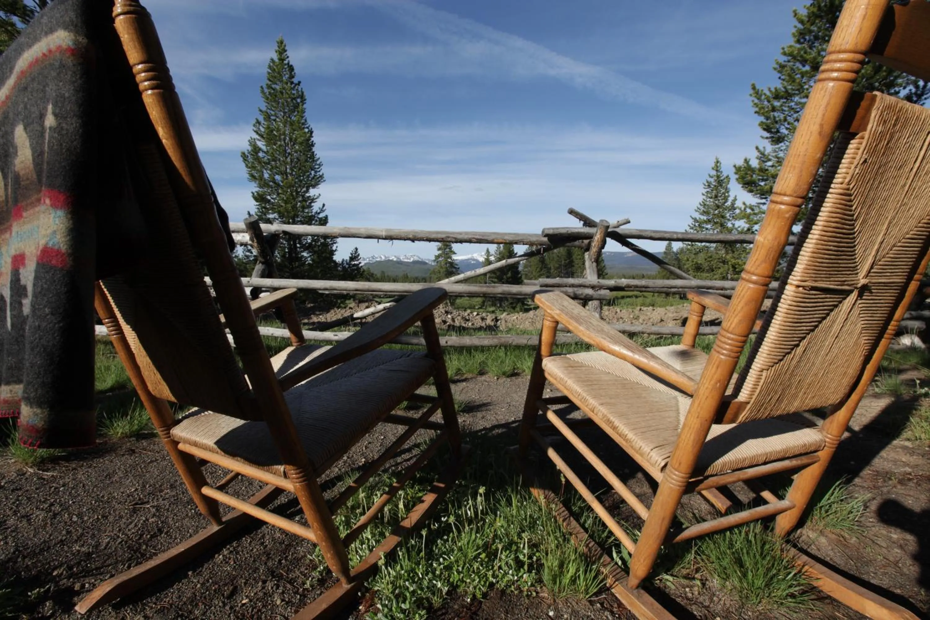 Decorative detail in Headwaters Lodge & Cabins at Flagg Ranch