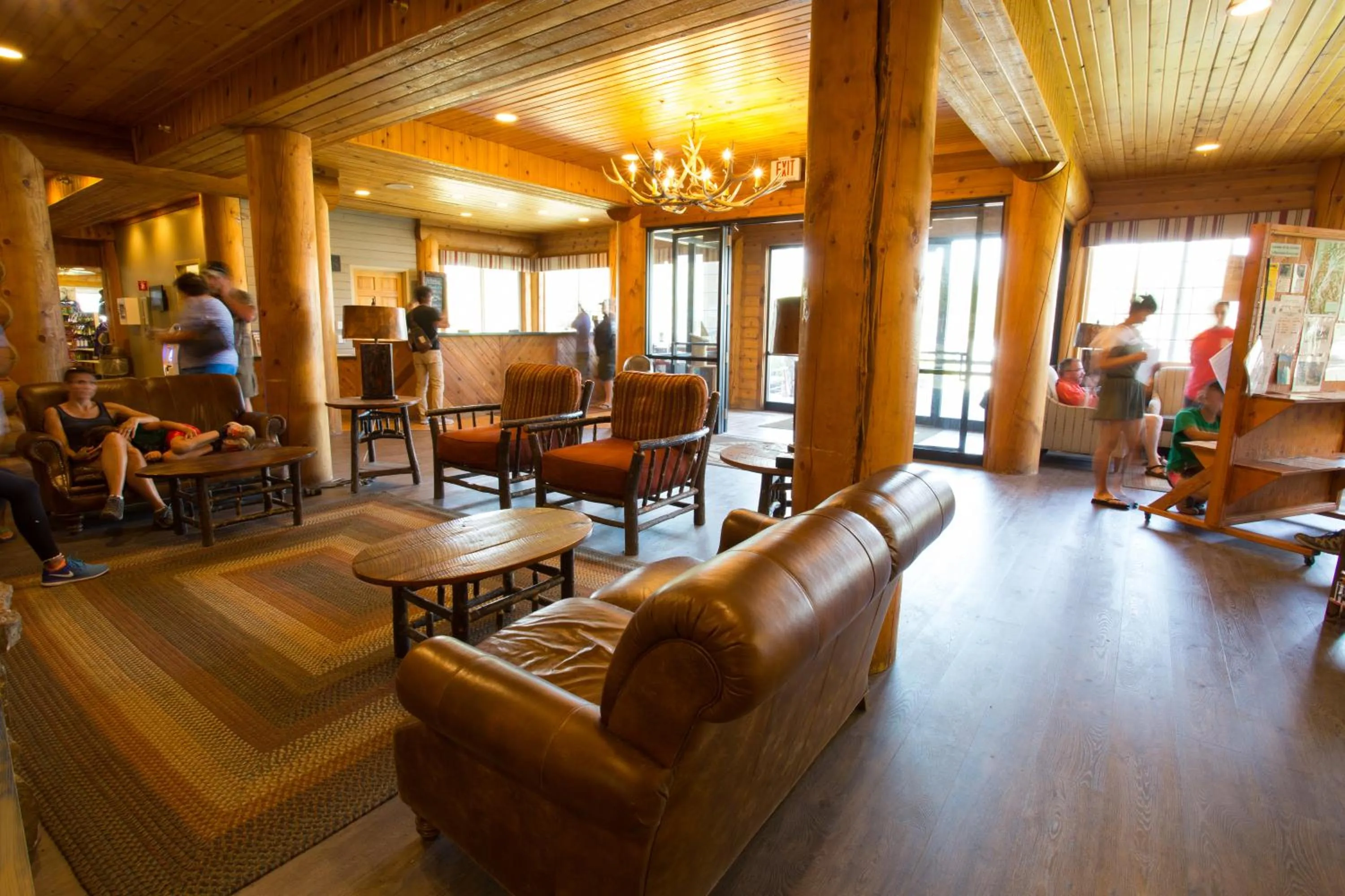 Lobby or reception in Headwaters Lodge & Cabins at Flagg Ranch