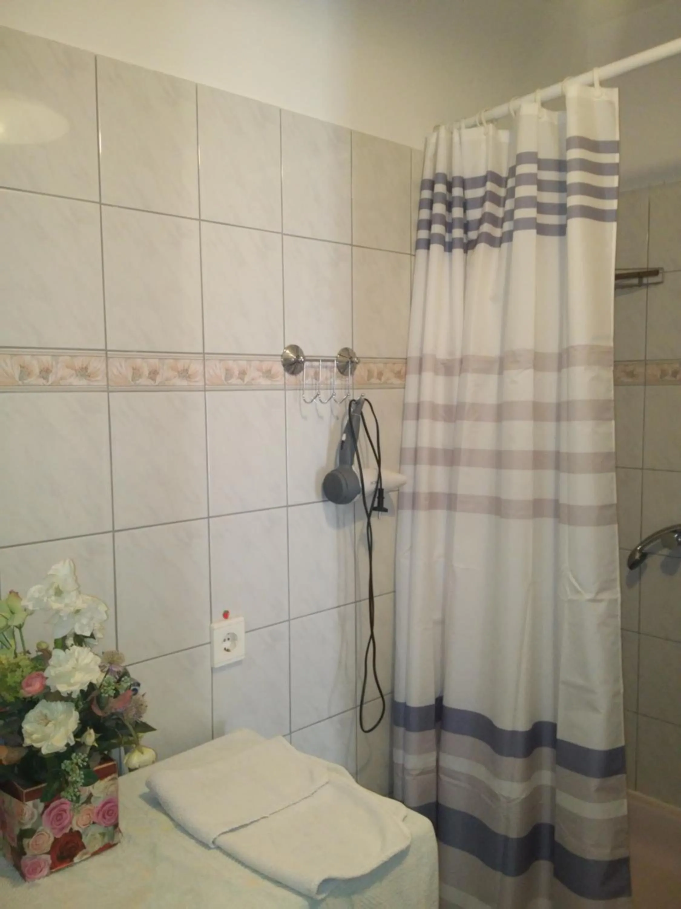 Shower in Valloris Apartments