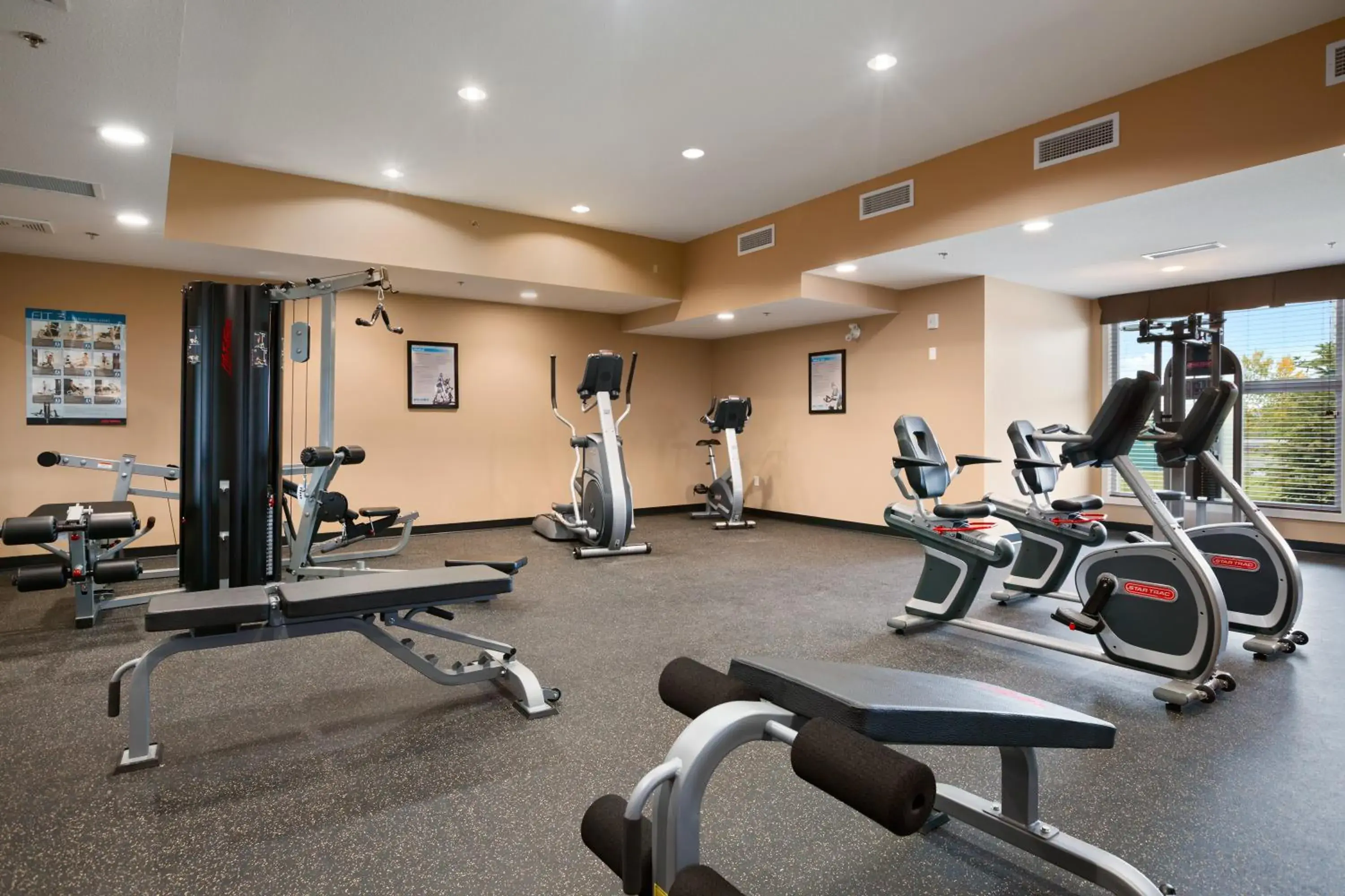 Fitness centre/facilities in Microtel Inn & Suites by Wyndham Blackfalds Fitness centre/facilities in Microtel Inn & Suites by Wyndham Blackfalds