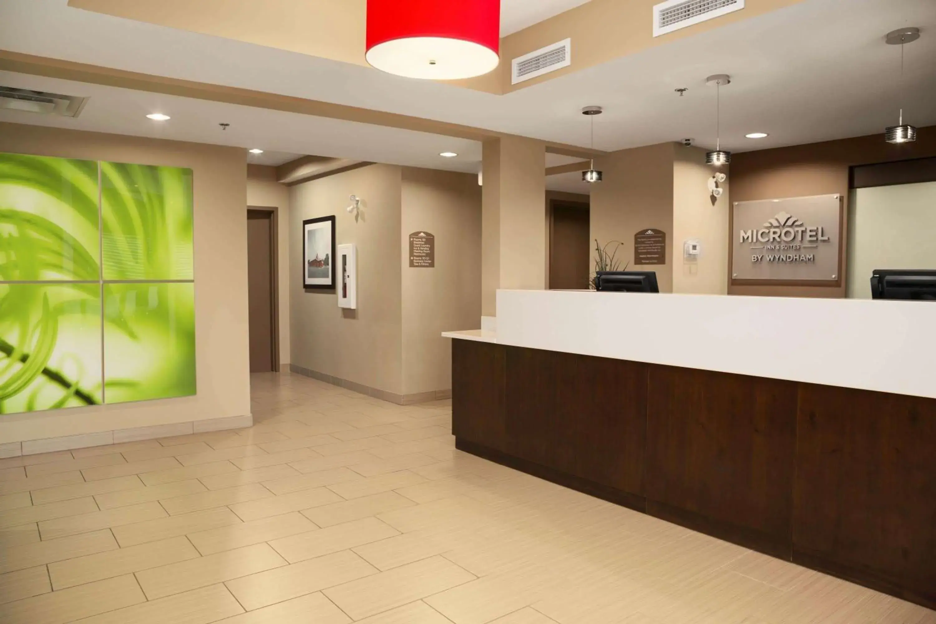 Lobby or reception in Microtel Inn & Suites by Wyndham Blackfalds Lobby or reception in Microtel Inn & Suites by Wyndham Blackfalds