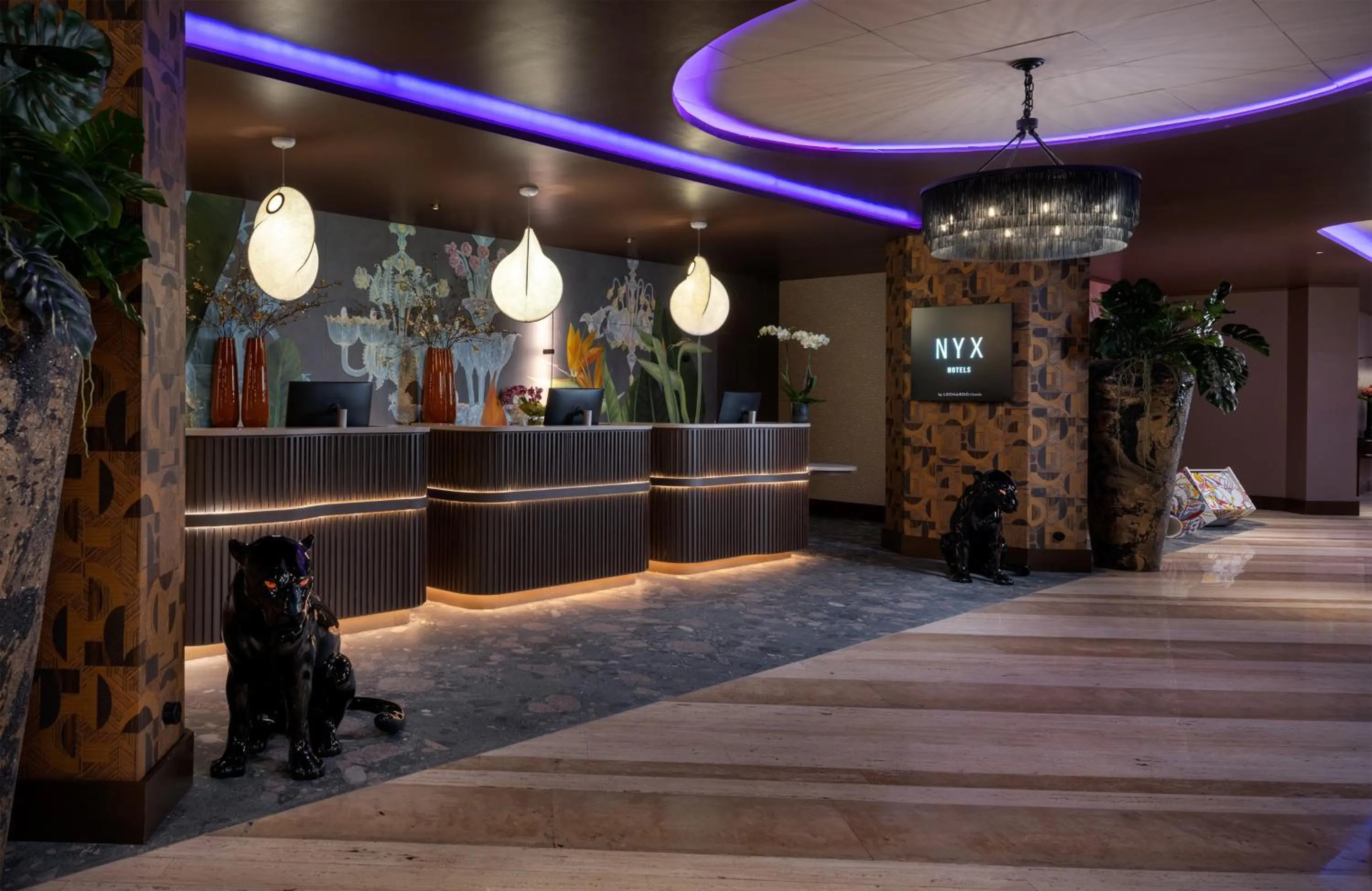 Lobby or reception in NYX Hotel Rome by Leonardo Hotels