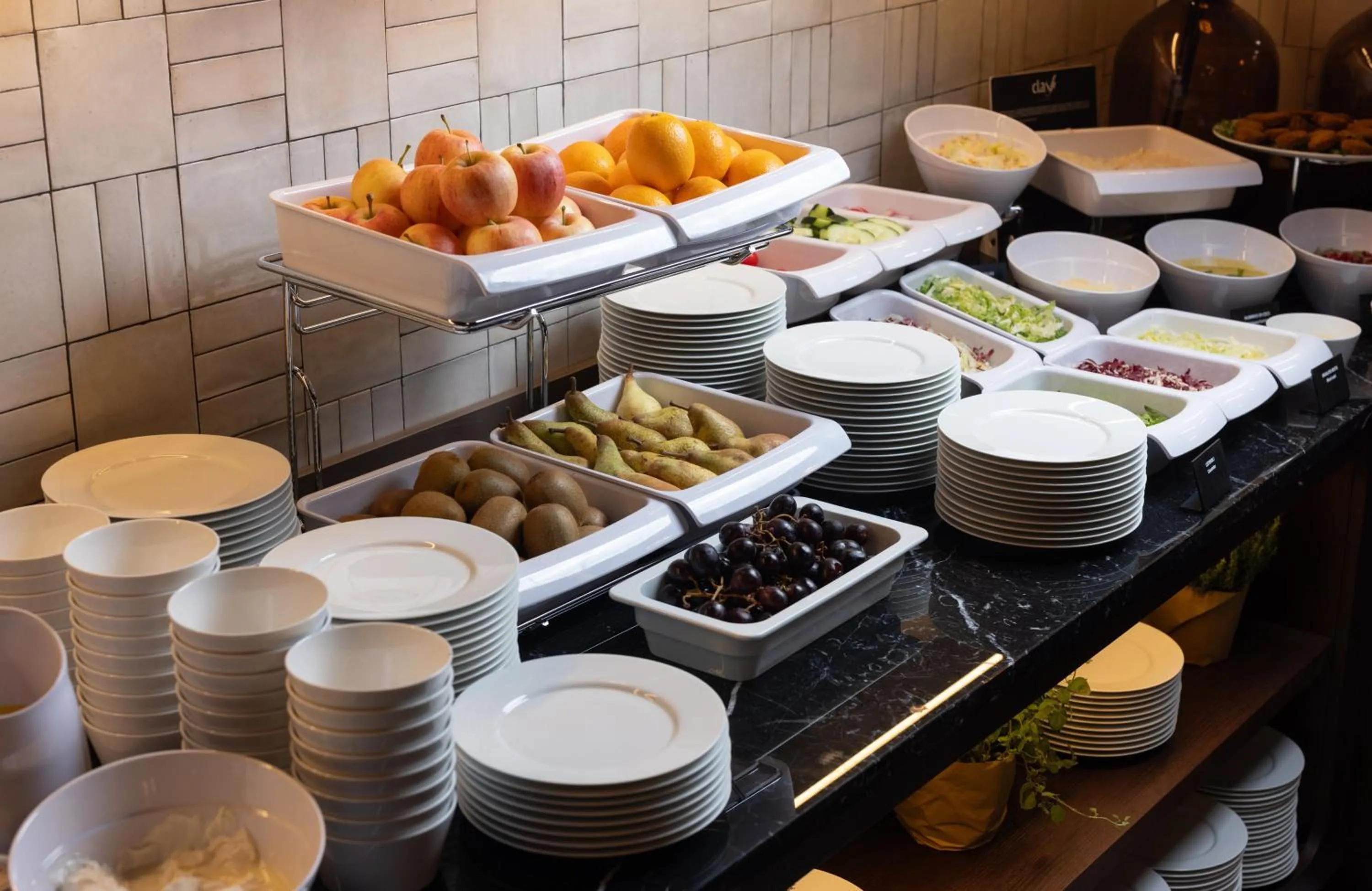 Buffet breakfast in NYX Hotel Rome by Leonardo Hotels