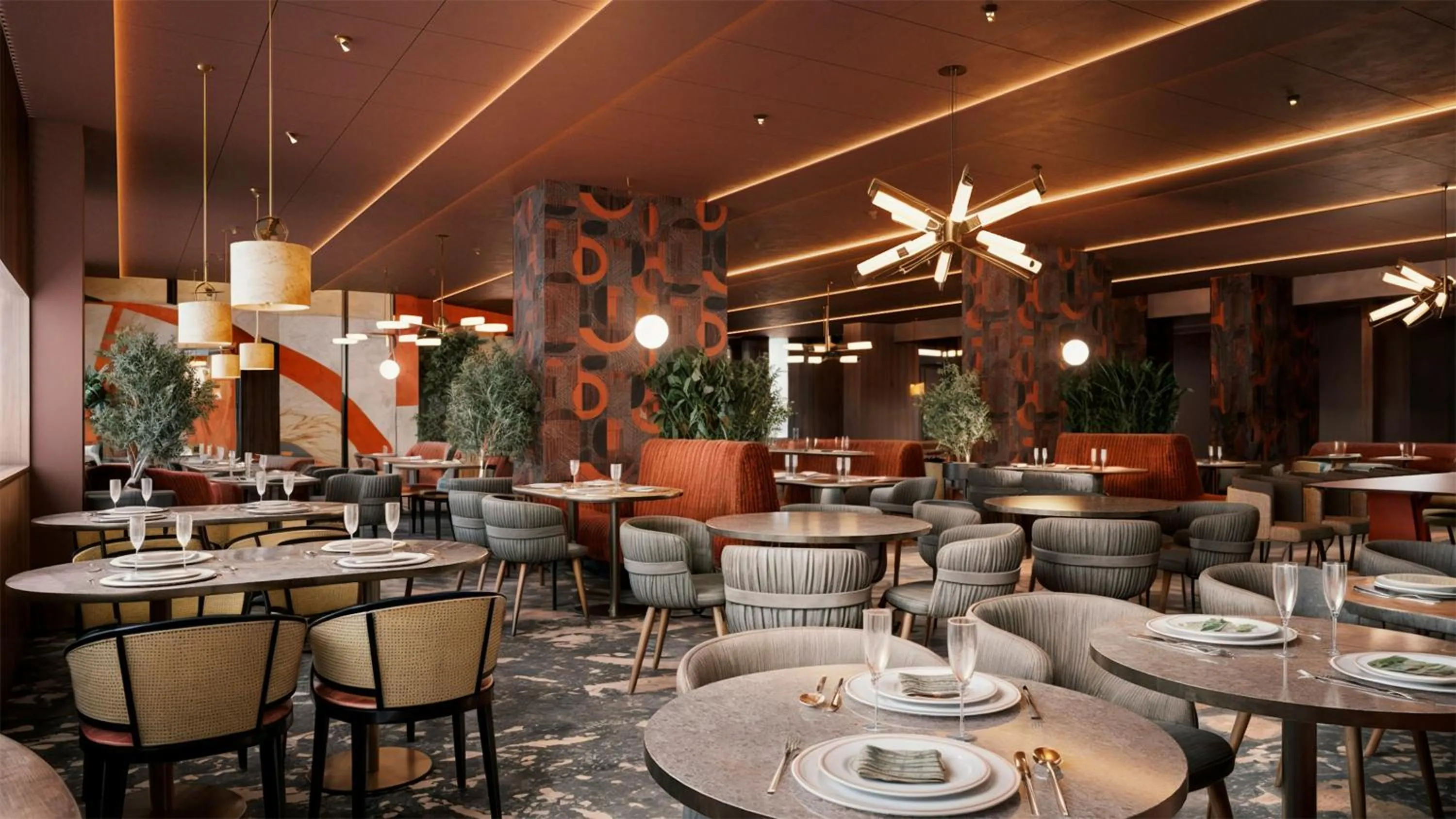 Restaurant/places to eat in NYX Hotel Rome by Leonardo Hotels