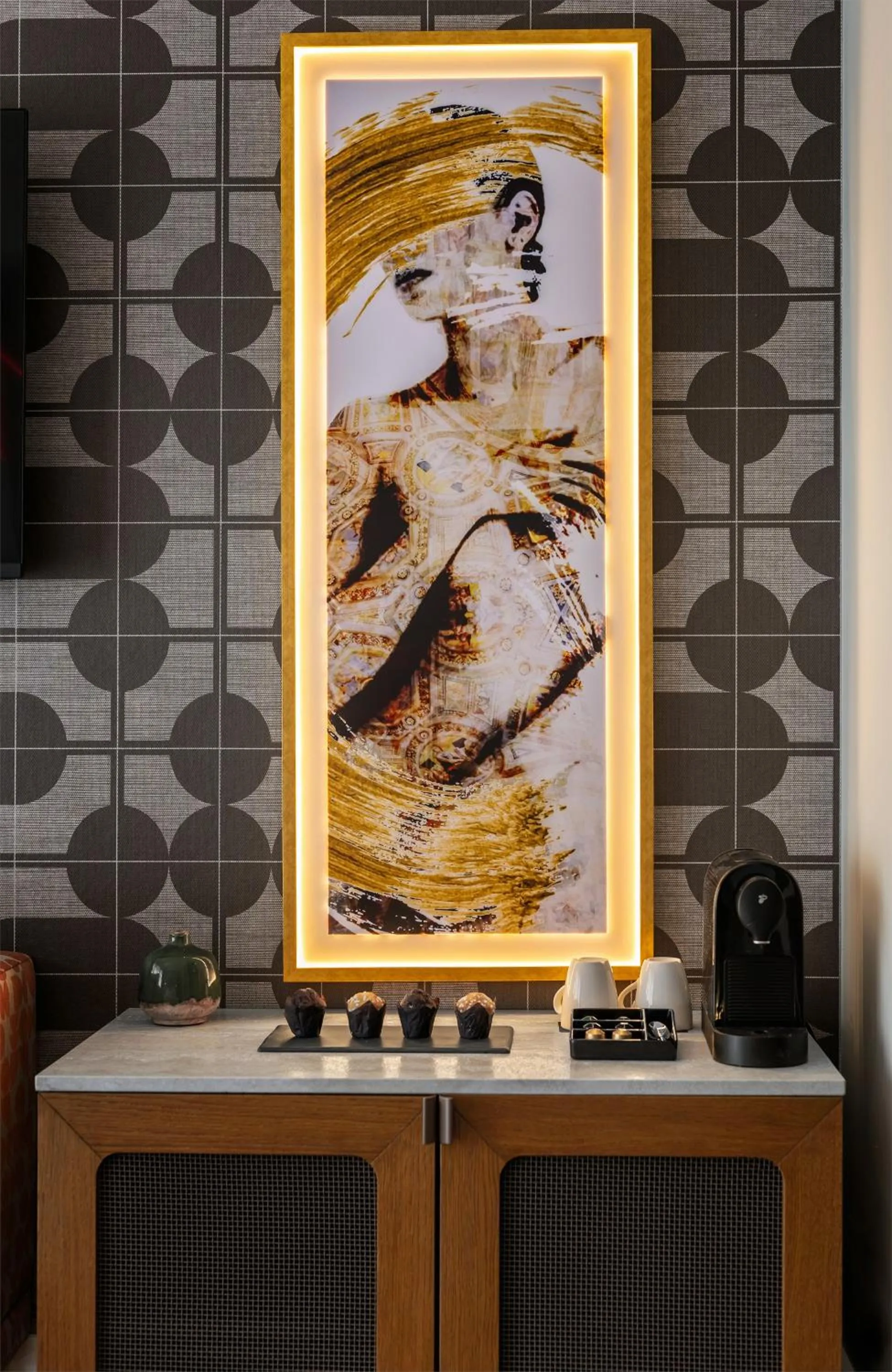 Photo of the whole room in NYX Hotel Rome by Leonardo Hotels