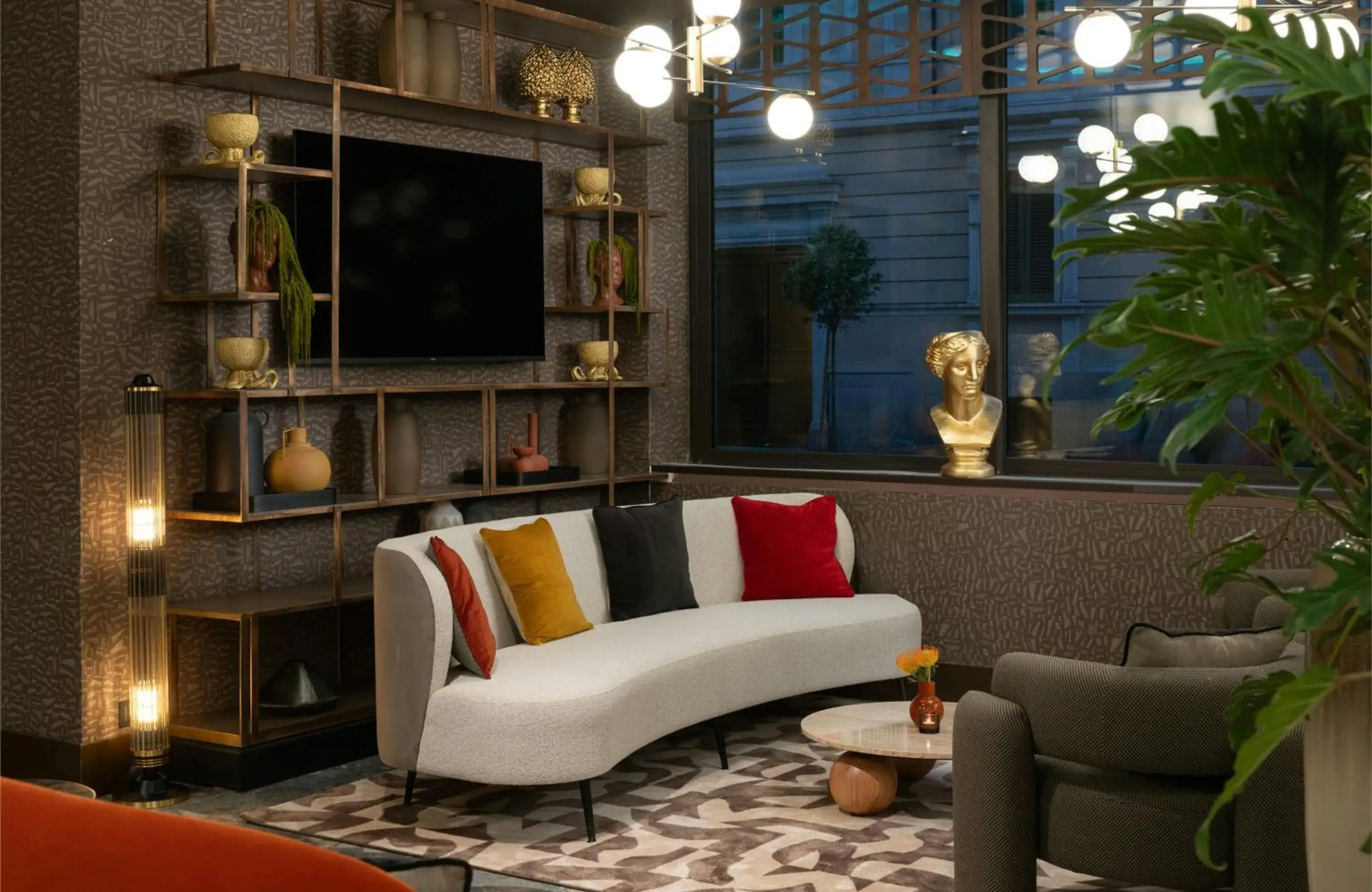 Lounge or bar in NYX Hotel Rome by Leonardo Hotels Lounge or bar in NYX Hotel Rome by Leonardo Hotels