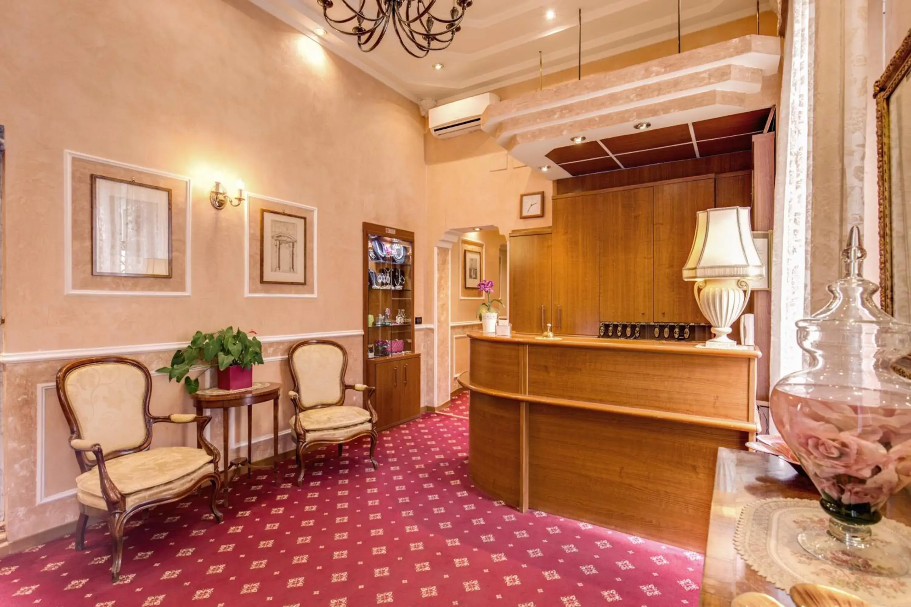 Lobby or reception in Hotel Martini Lobby or reception in Hotel Martini