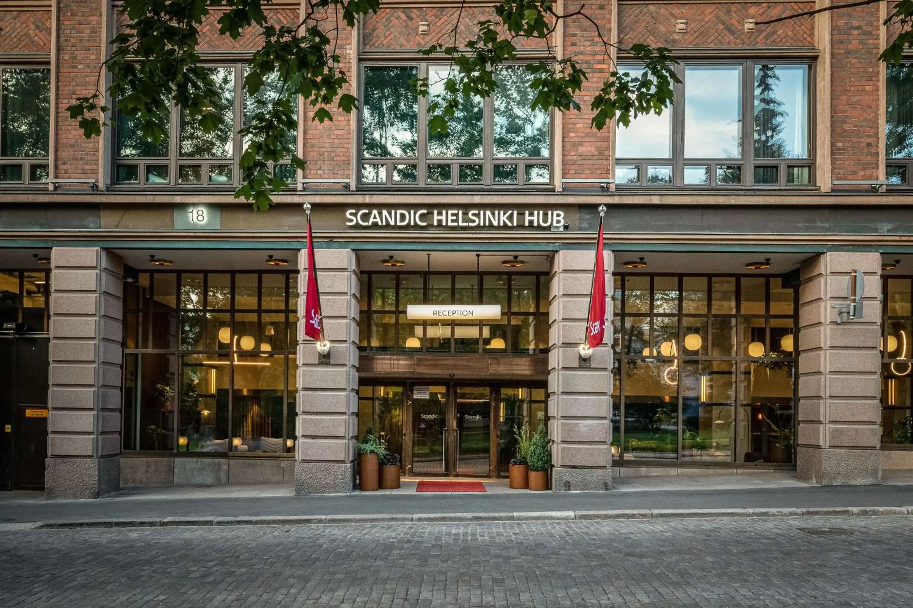 Property building in Scandic Helsinki Hub Property building in Scandic Helsinki Hub