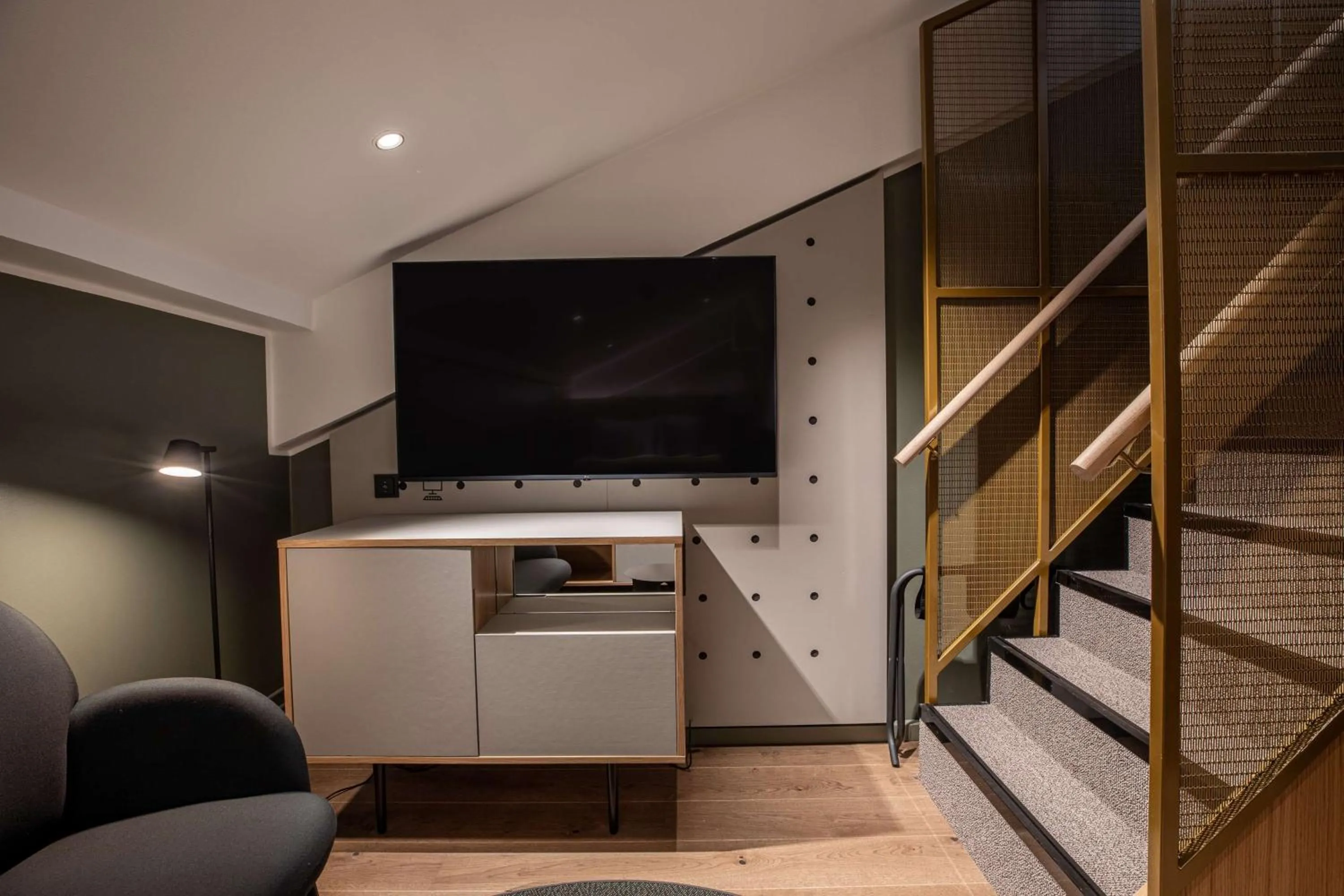 Bedroom in Scandic Helsinki Hub