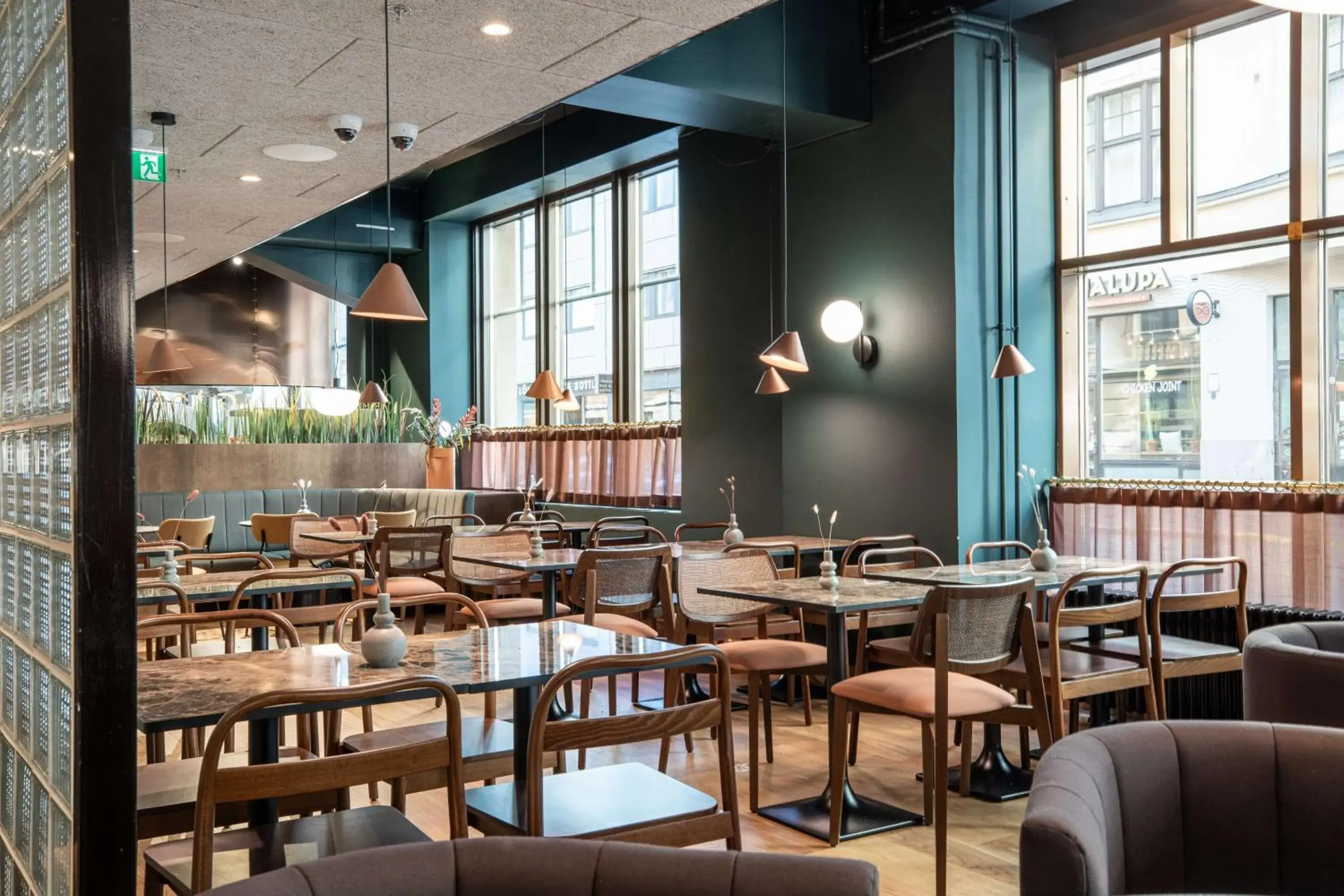 Breakfast in Scandic Helsinki Hub Breakfast in Scandic Helsinki Hub