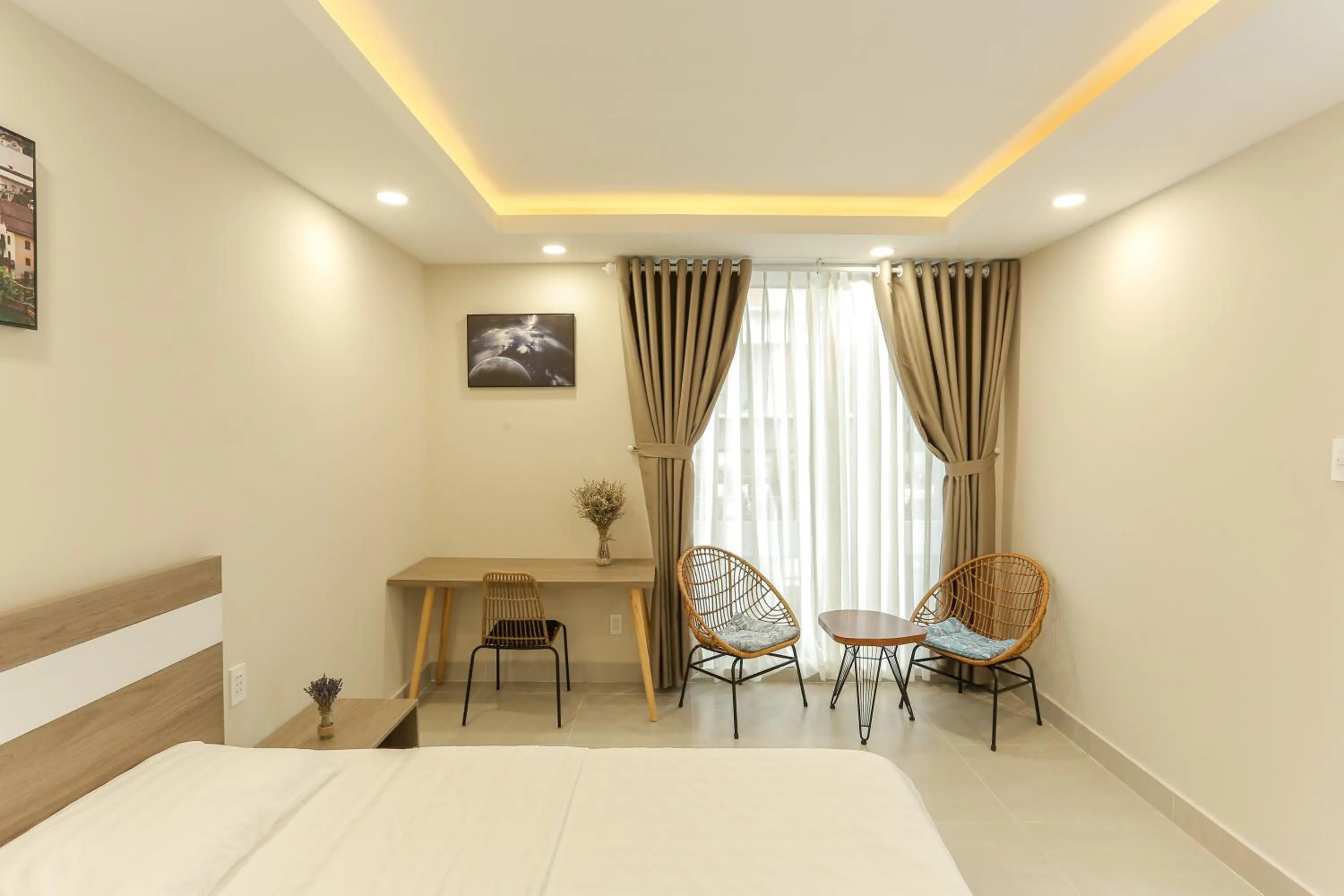 Bed in ĐồiSao Homestay