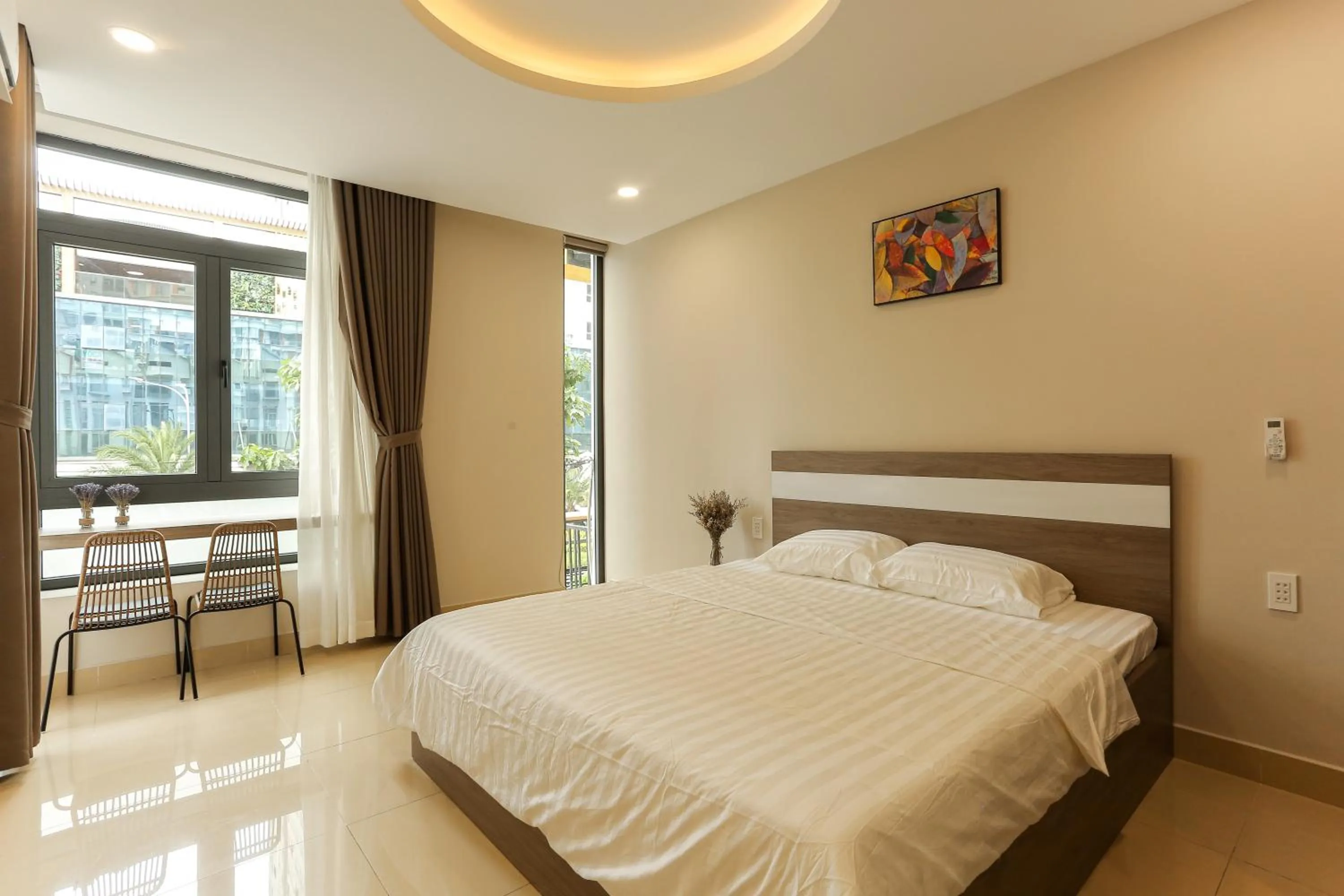 Bed in ĐồiSao Homestay