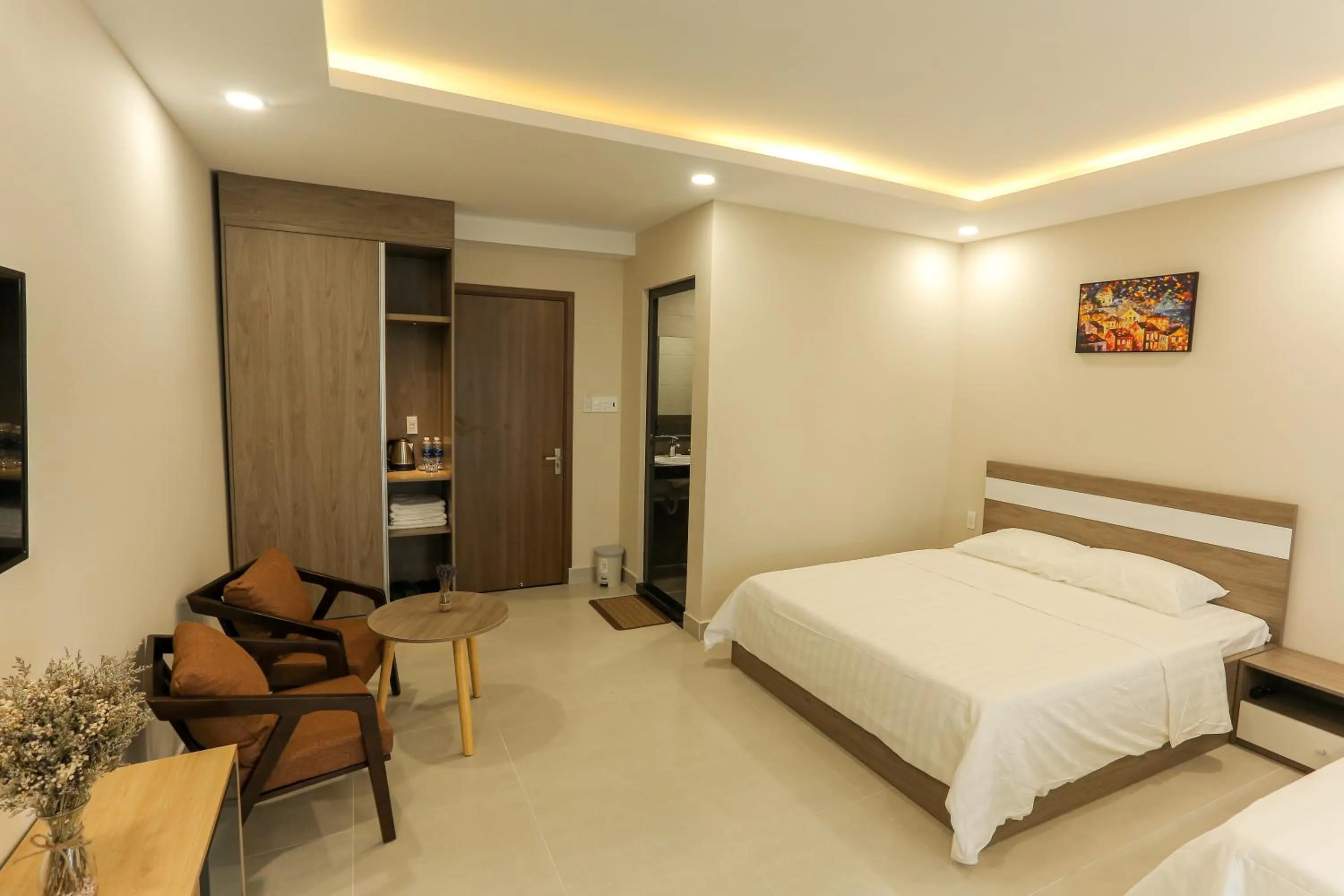 Bed in ĐồiSao Homestay