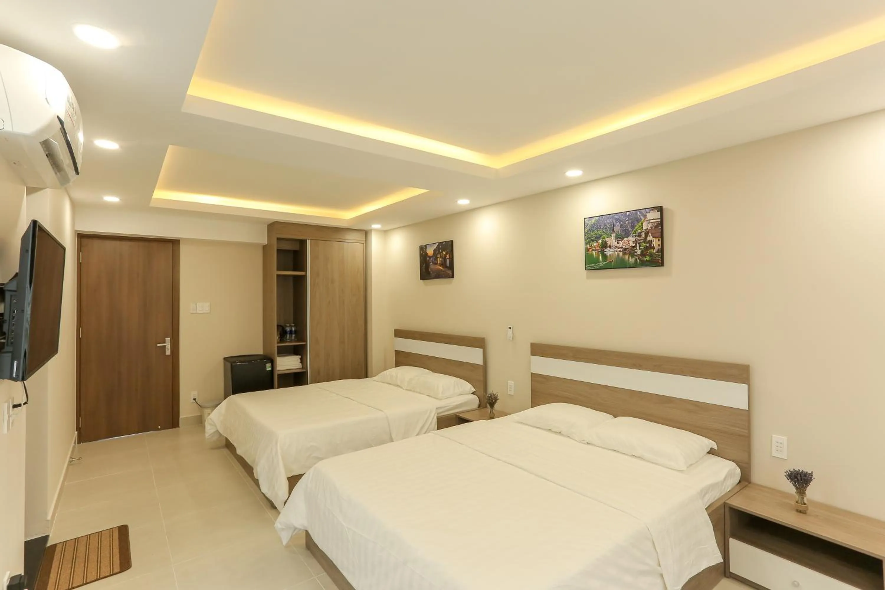 Bed in ĐồiSao Homestay