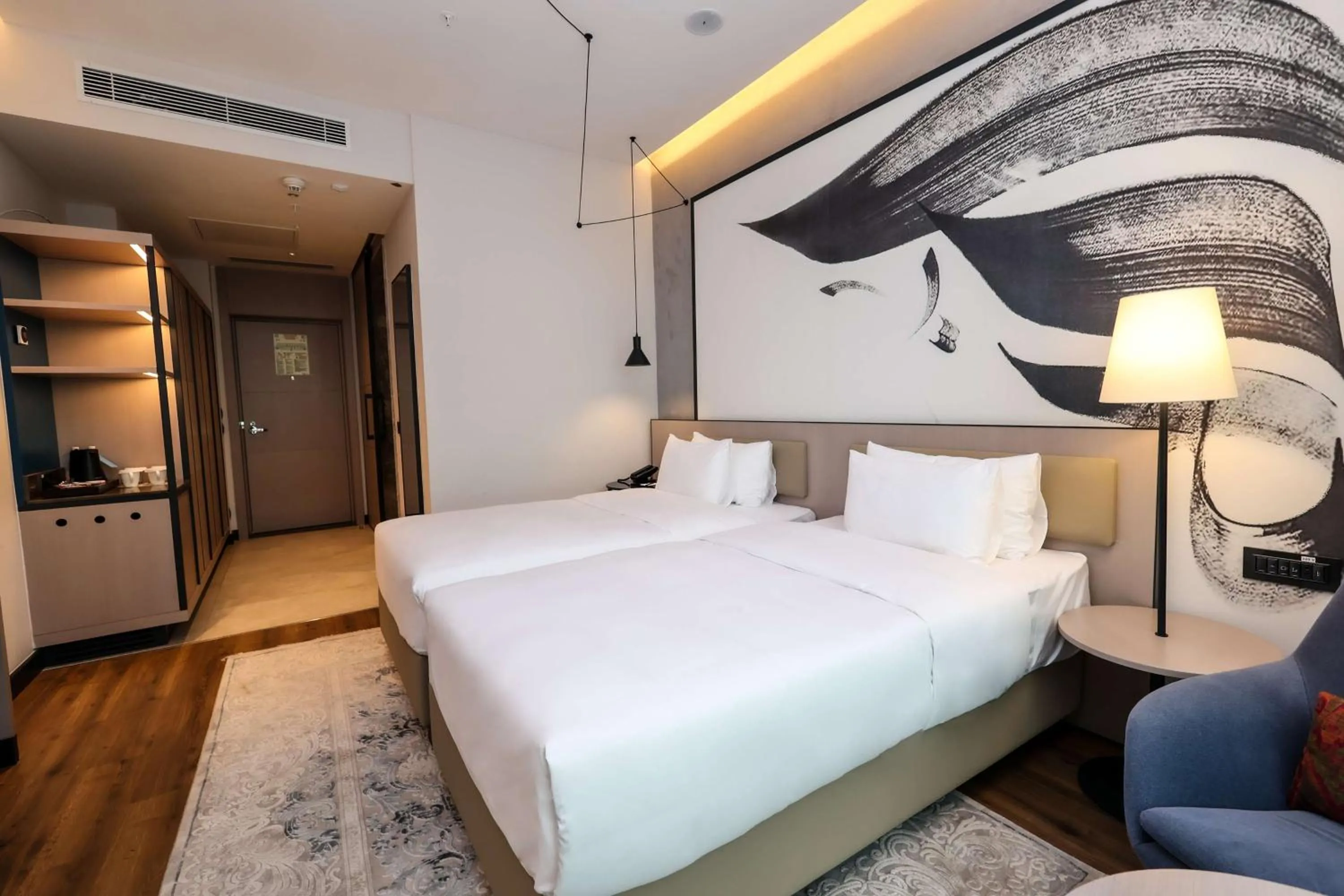 Bed in Hilton Garden Inn Samarkand Afrosiyob