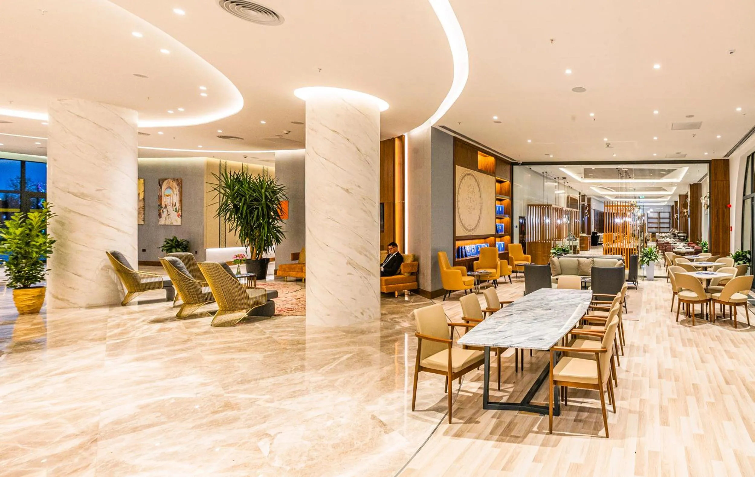 Lobby or reception in Hilton Garden Inn Samarkand Afrosiyob