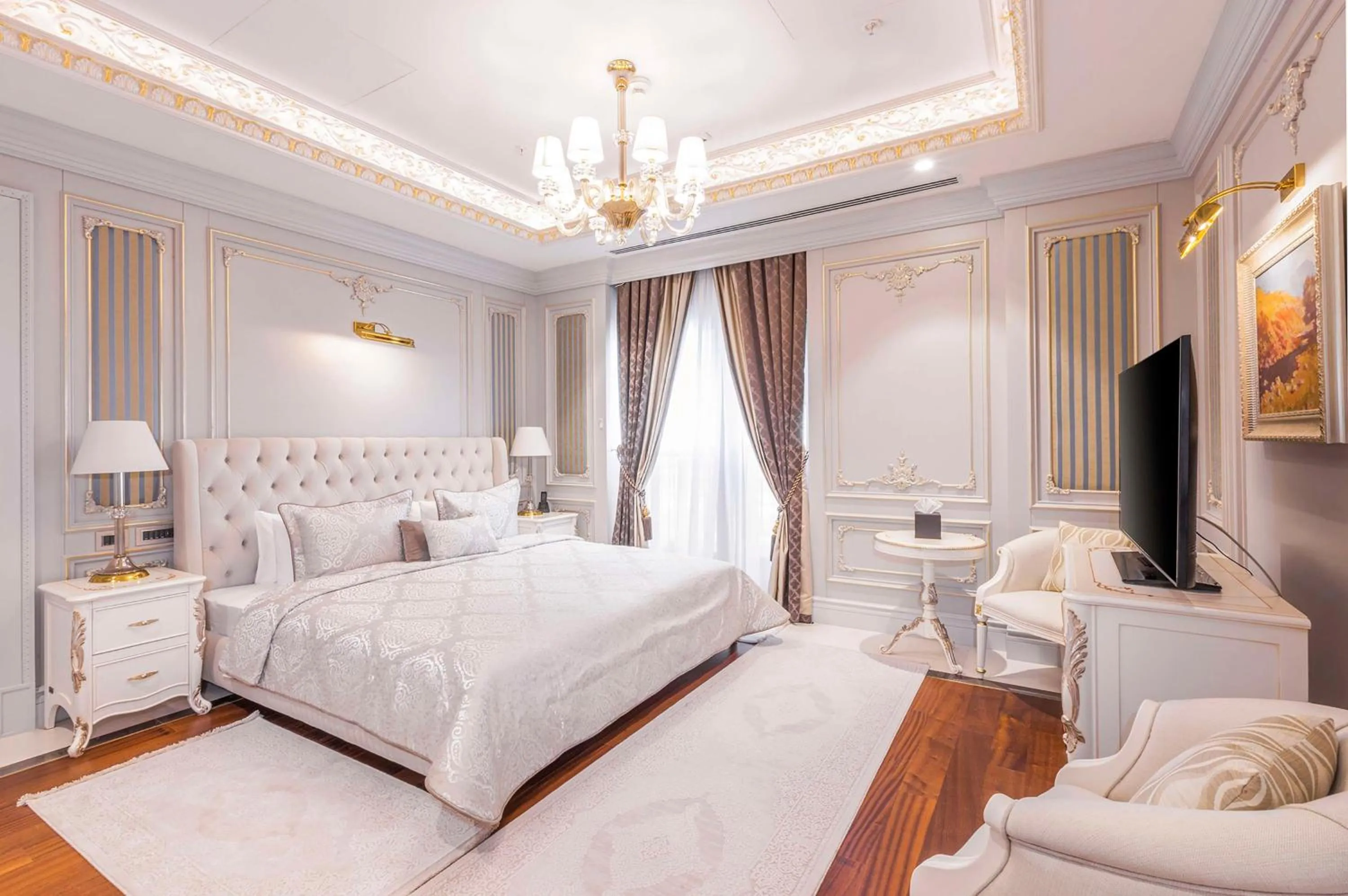 Bed in Hilton Garden Inn Samarkand Afrosiyob