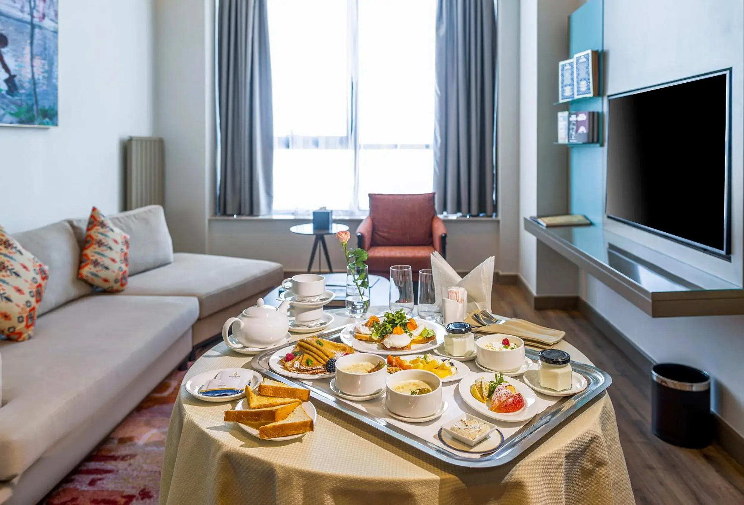 Breakfast in Hilton Garden Inn Samarkand Afrosiyob Breakfast in Hilton Garden Inn Samarkand Afrosiyob