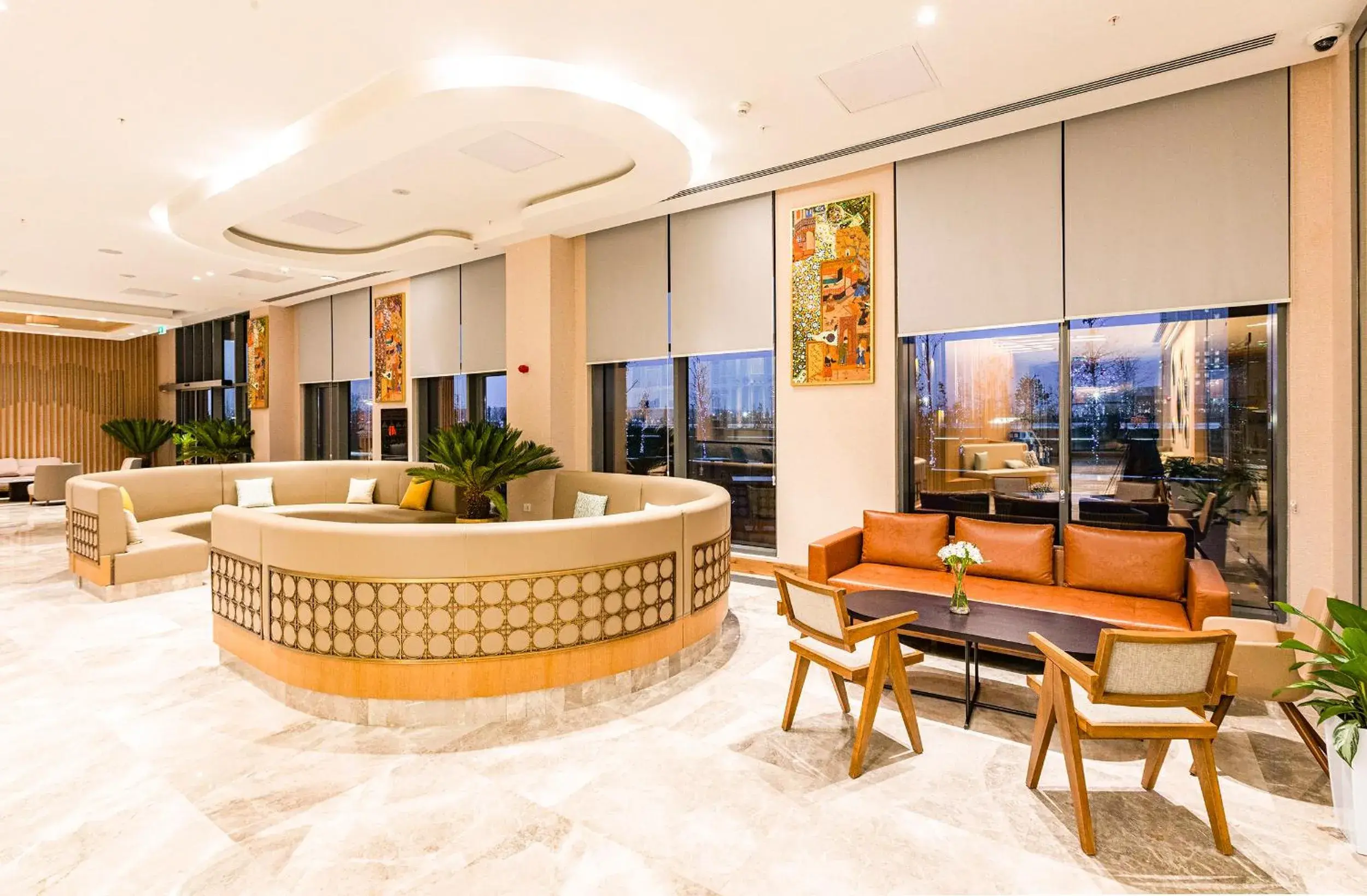 Lobby or reception in Hilton Garden Inn Samarkand Sogd Lobby or reception in Hilton Garden Inn Samarkand Sogd