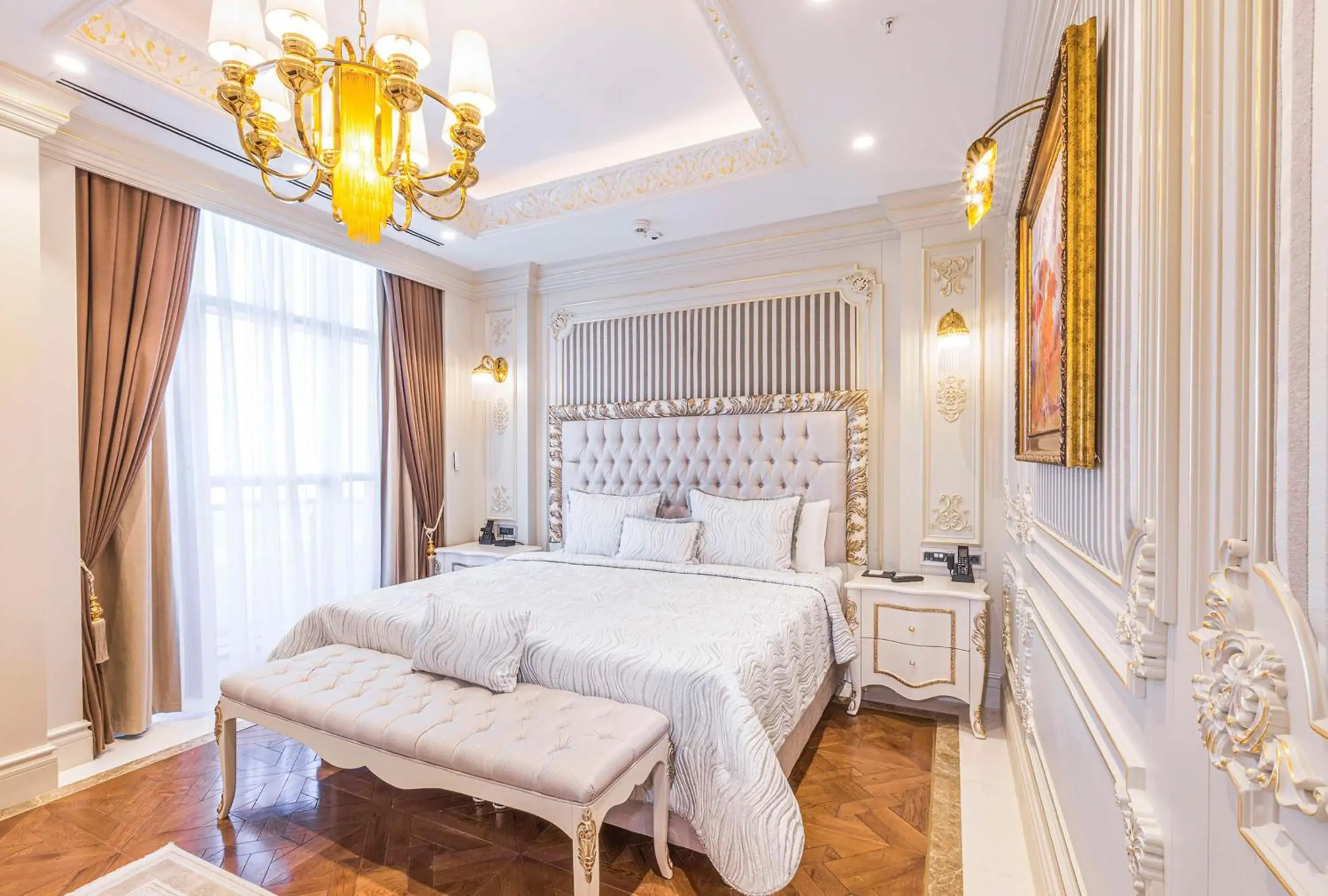 Bed in Hilton Garden Inn Samarkand Sogd Bed in Hilton Garden Inn Samarkand Sogd