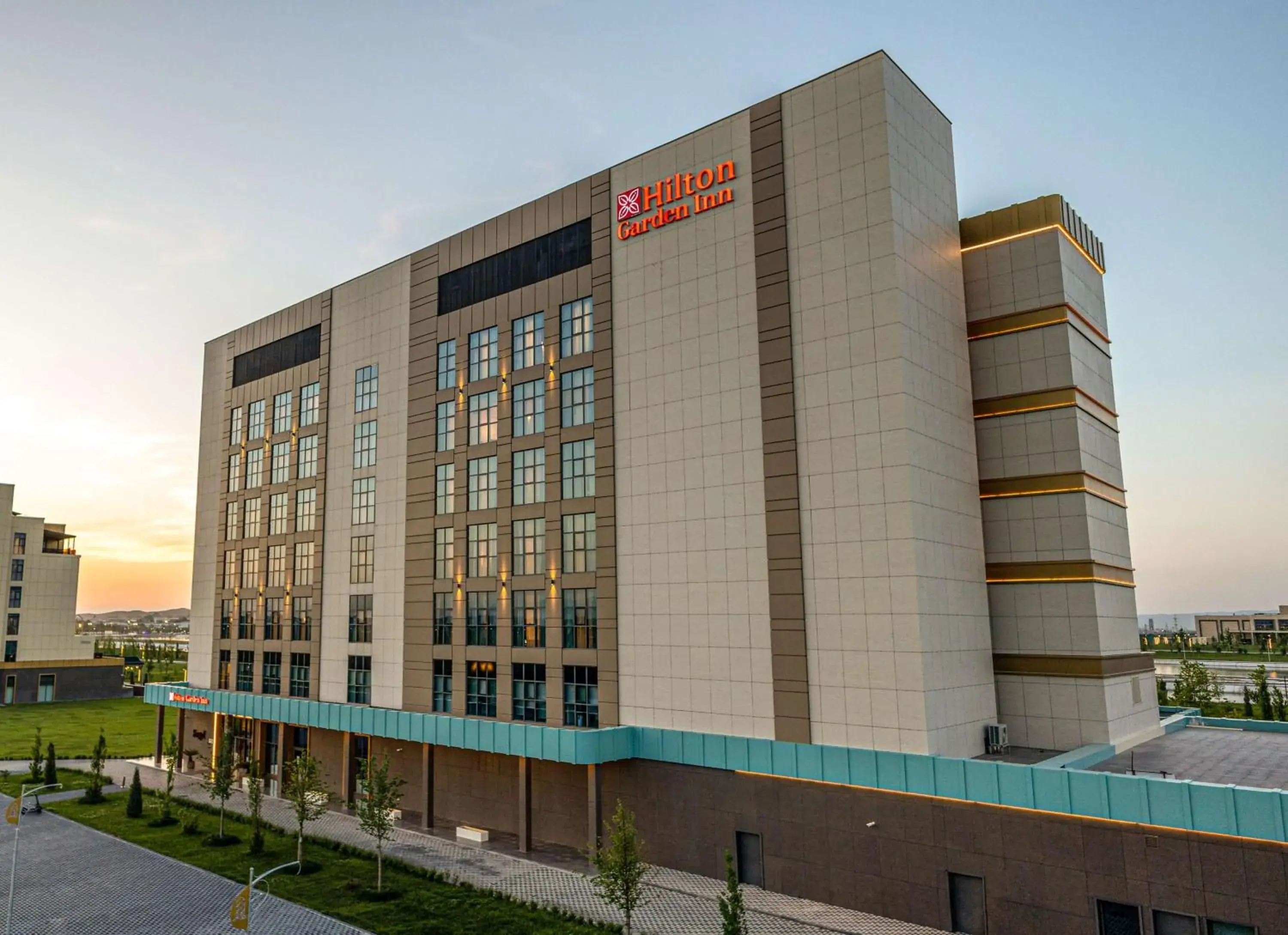 Property building in Hilton Garden Inn Samarkand Sogd Property building in Hilton Garden Inn Samarkand Sogd