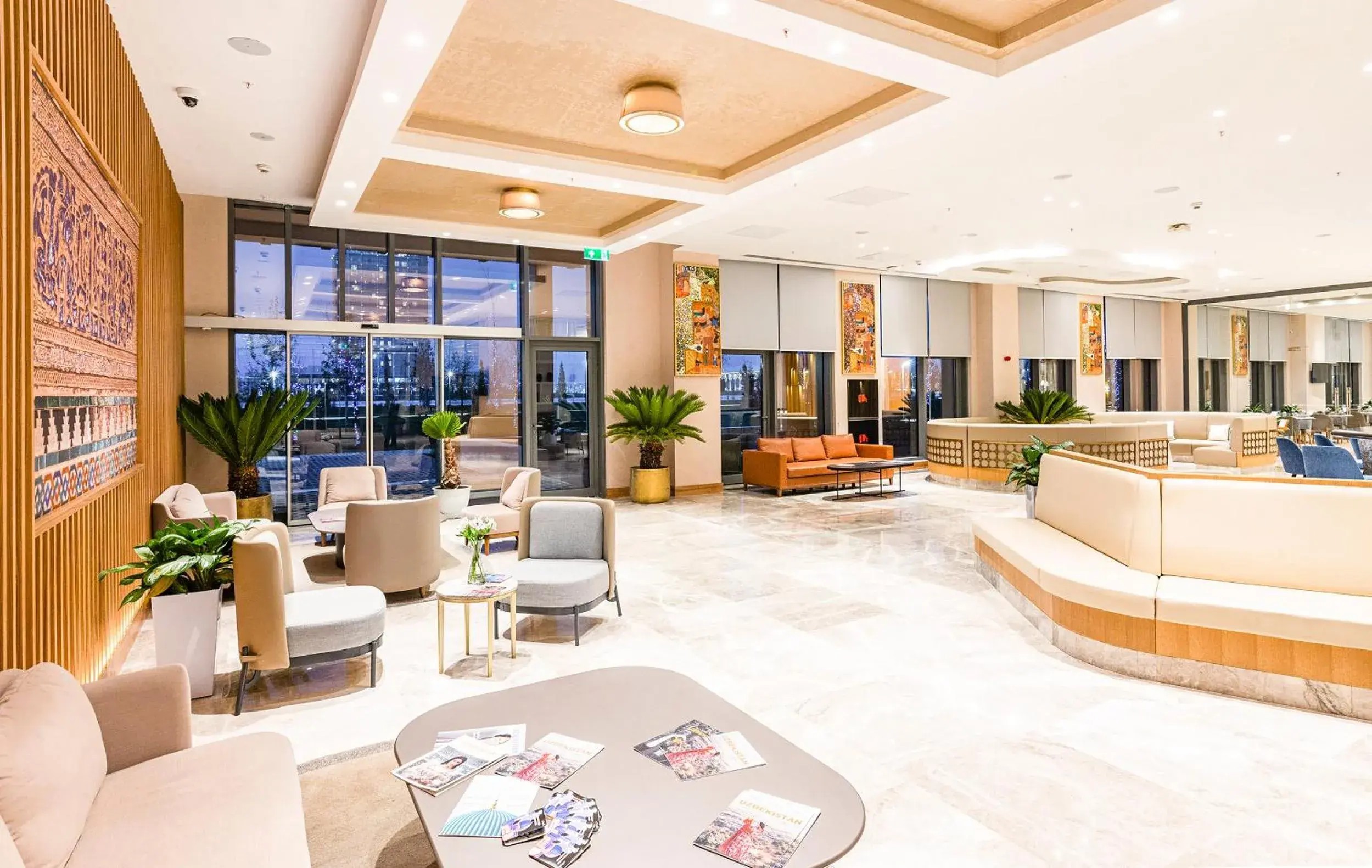 Lobby or reception in Hilton Garden Inn Samarkand Sogd Lobby or reception in Hilton Garden Inn Samarkand Sogd