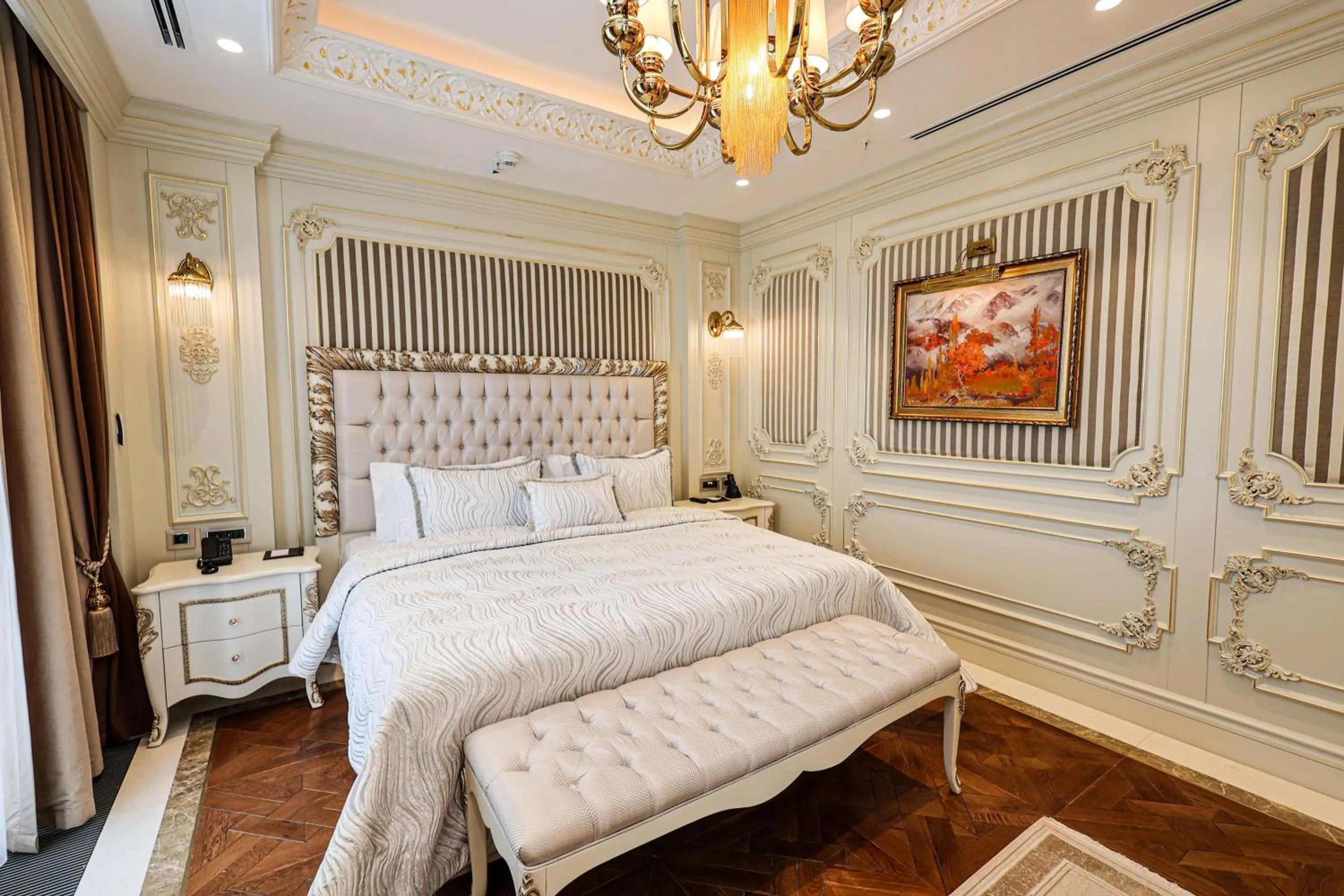 Bed in Hilton Garden Inn Samarkand Sogd