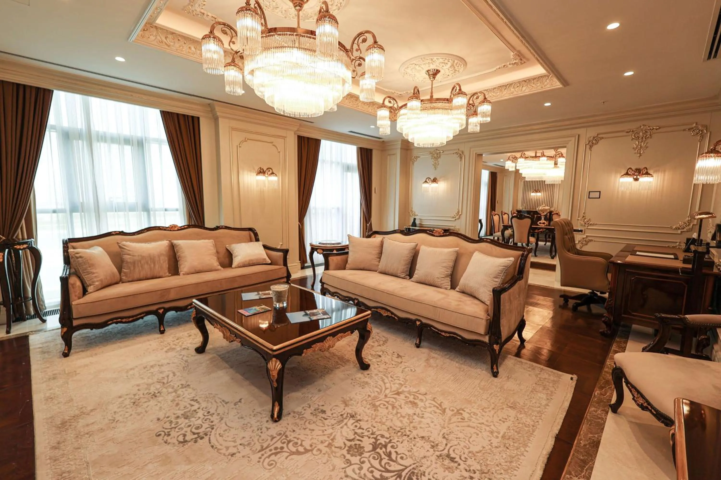 Living room in Hilton Garden Inn Samarkand Sogd