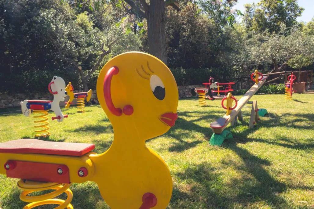 Children play ground in San Tommaso Hotel