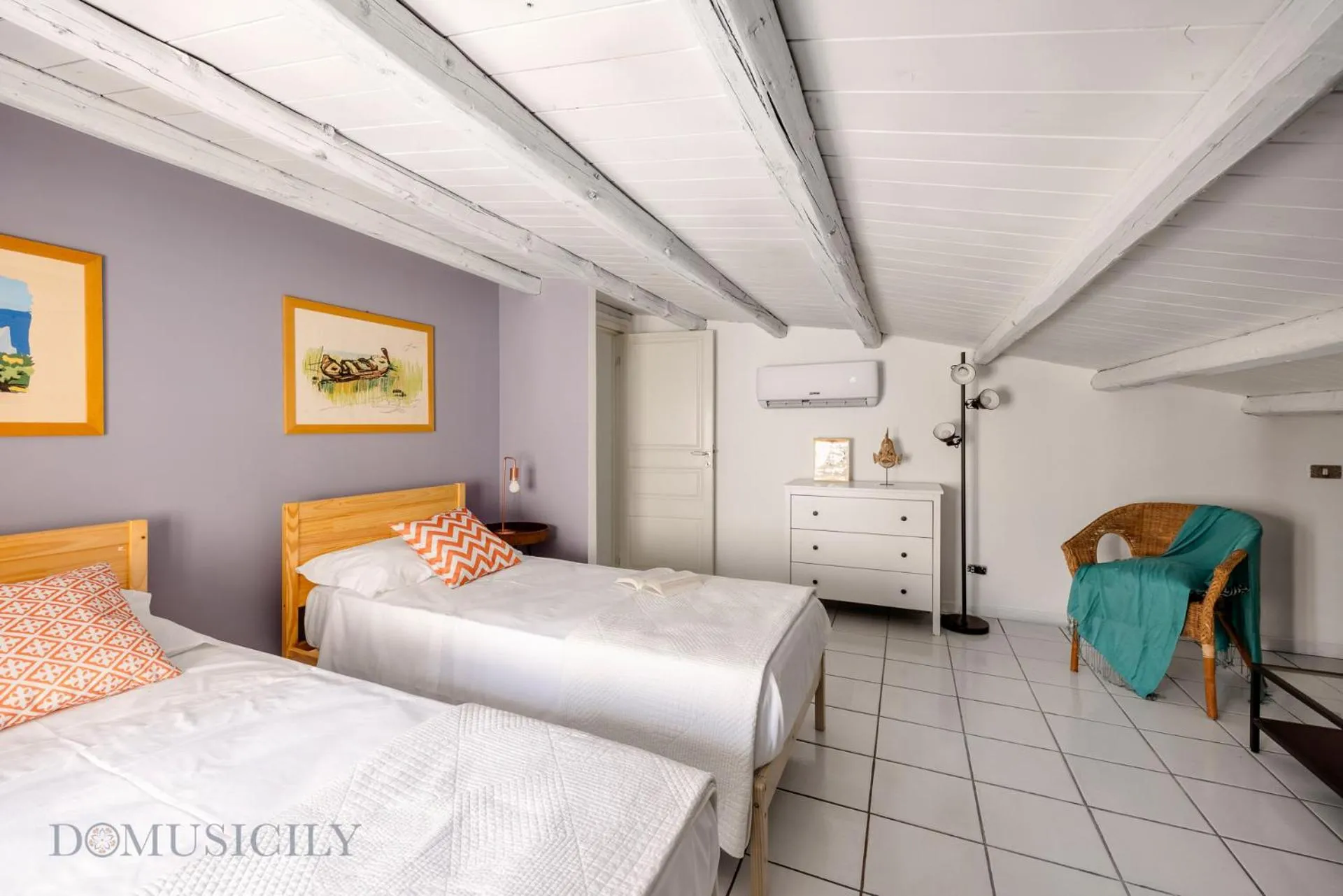 Bed in Mondello in Terrazza by DomuSicily