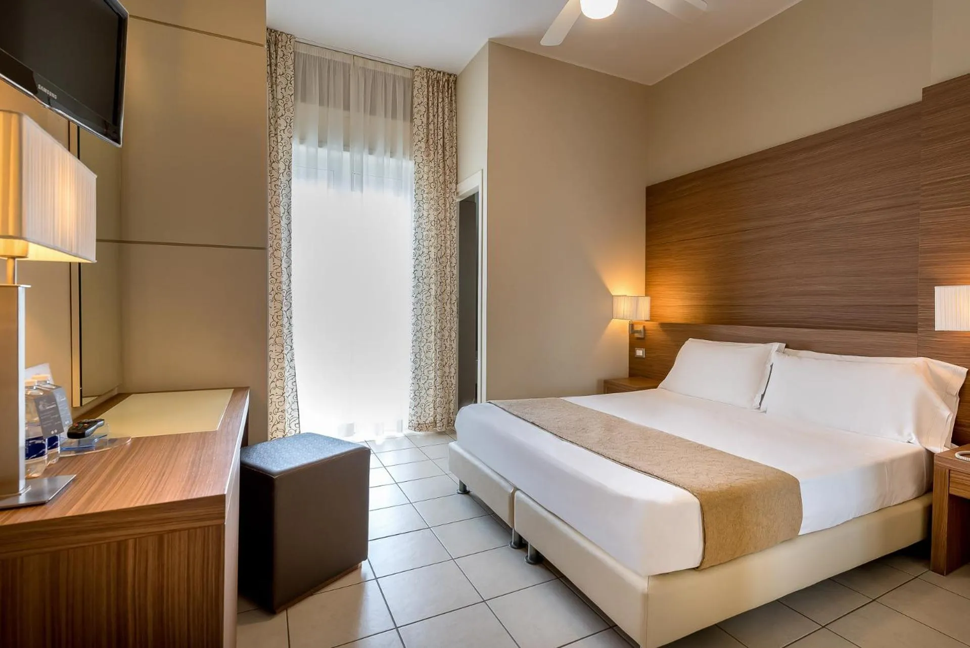 Bed in Hotel San Marco