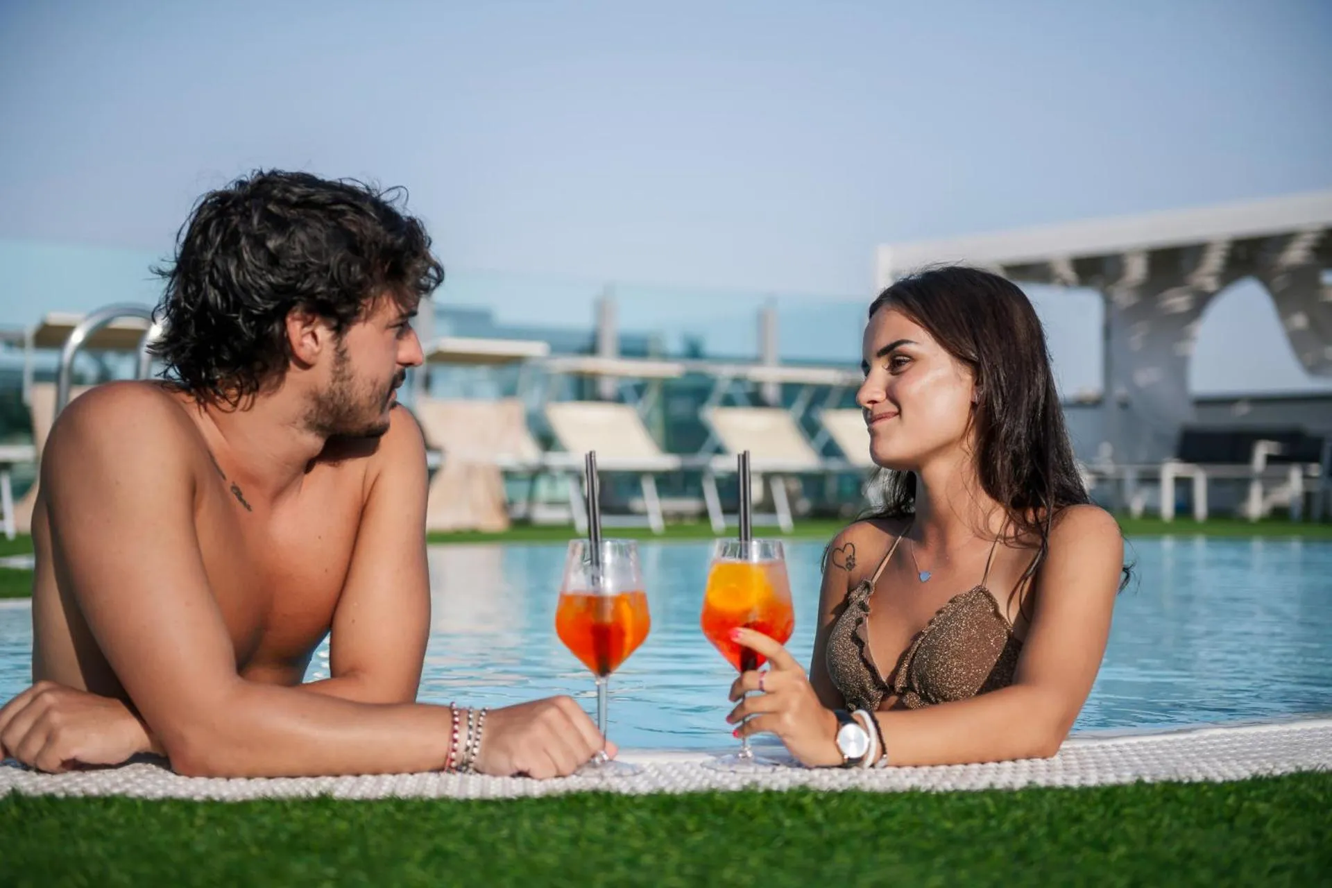 Swimming pool in Hotel San Marco