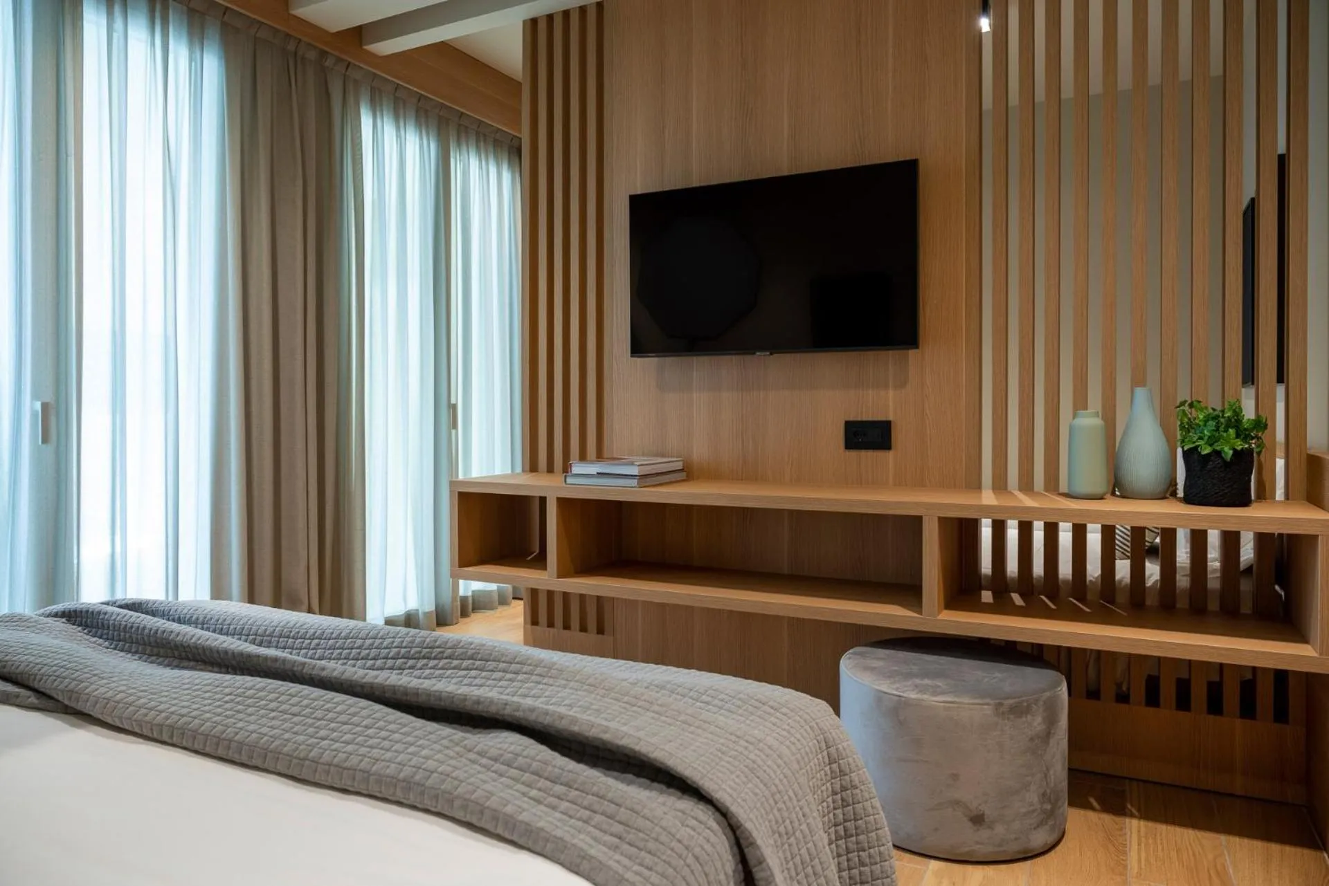 TV and multimedia, Bed in Hotel San Marco