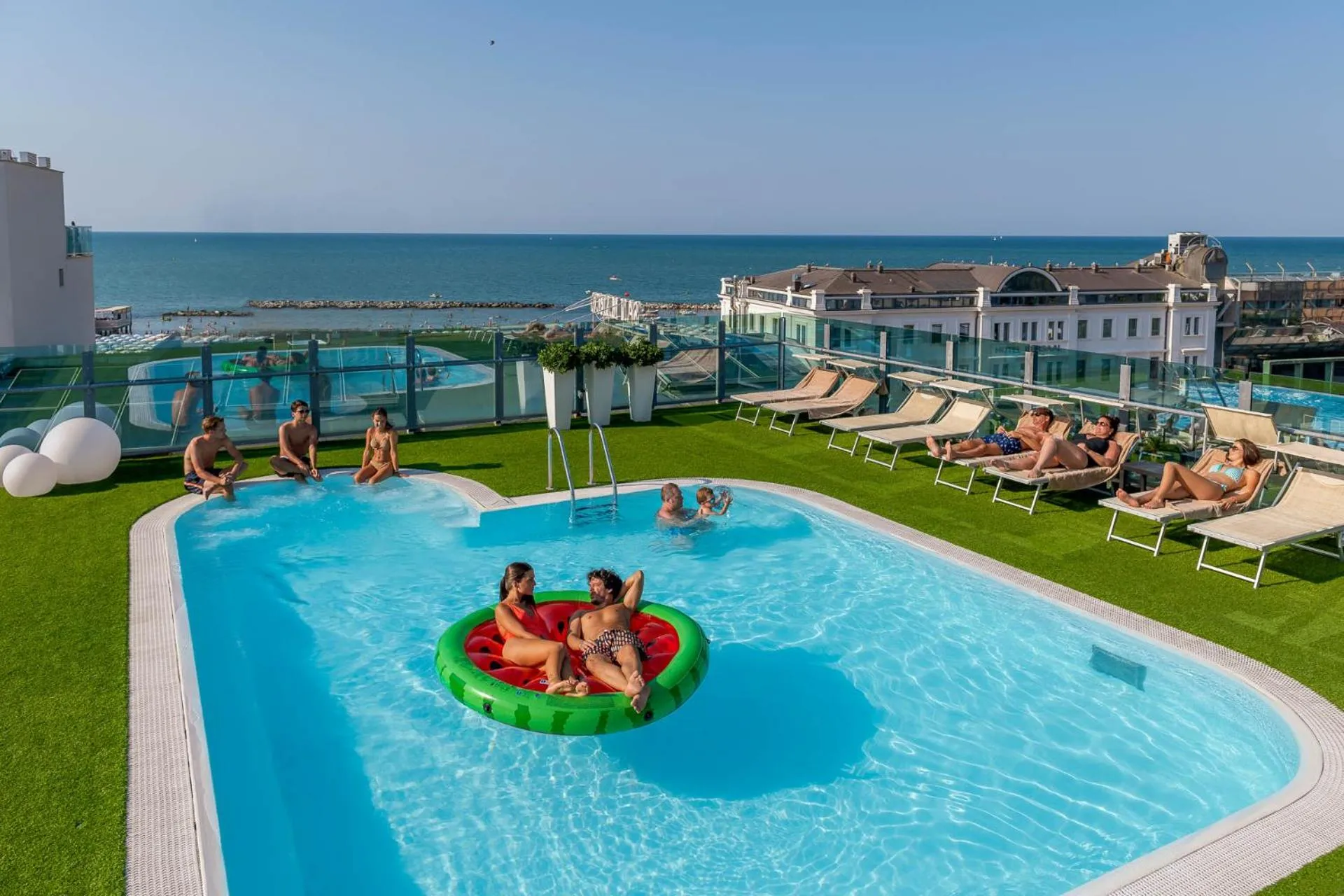 Swimming pool in Hotel San Marco