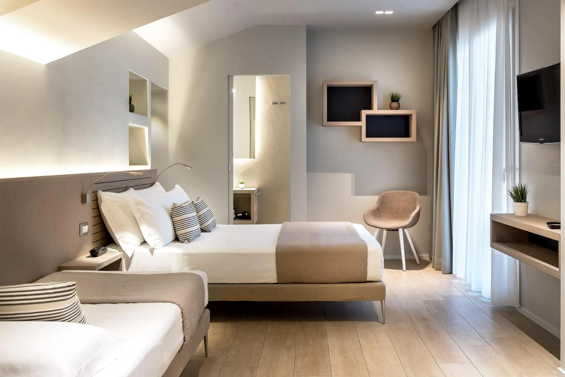 Bedroom, Bed in Hotel San Marco