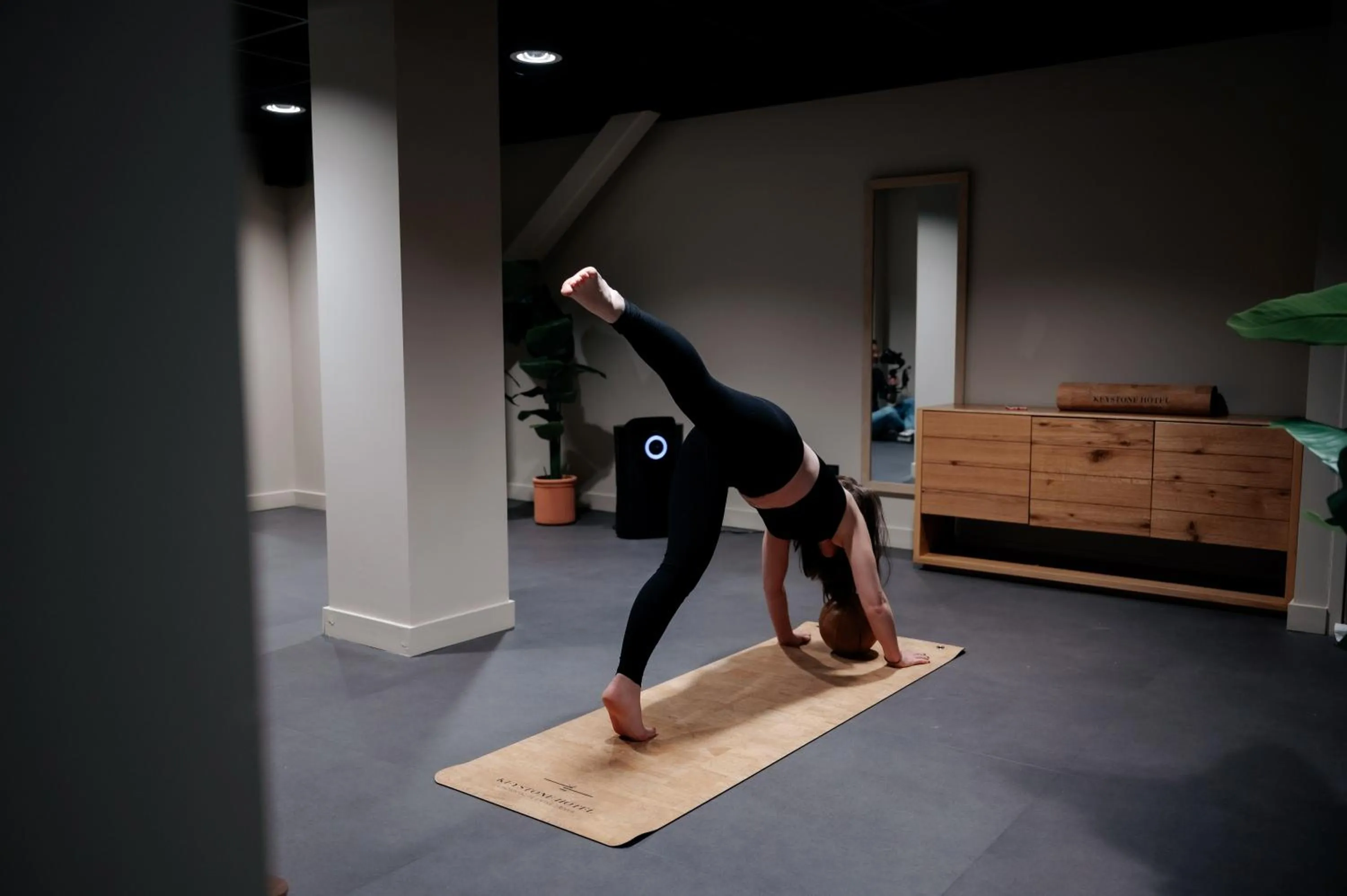 Fitness centre/facilities in Keystone Hôtel & Spa