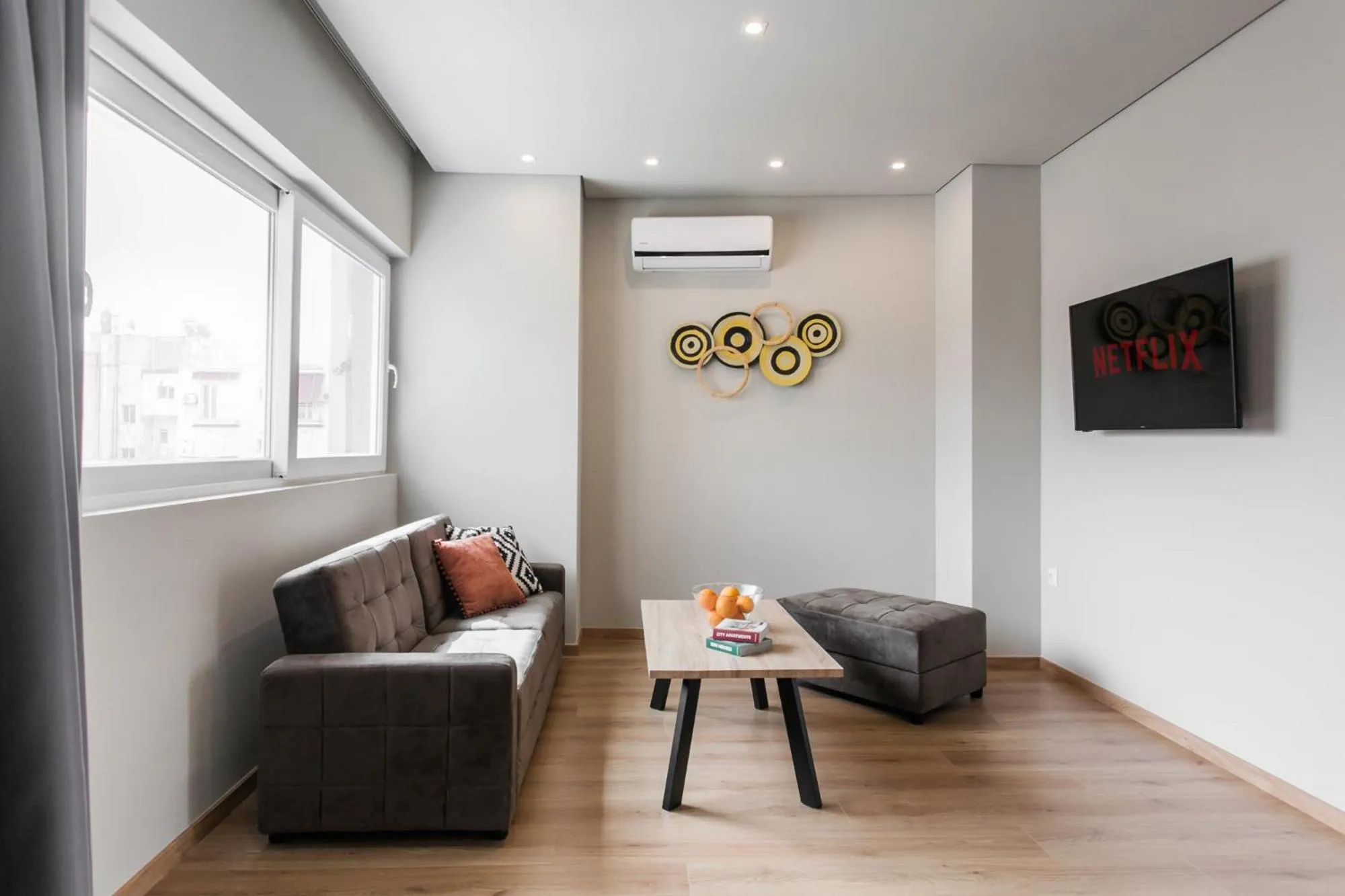 Living room in WYZ Attiki Aparthotel