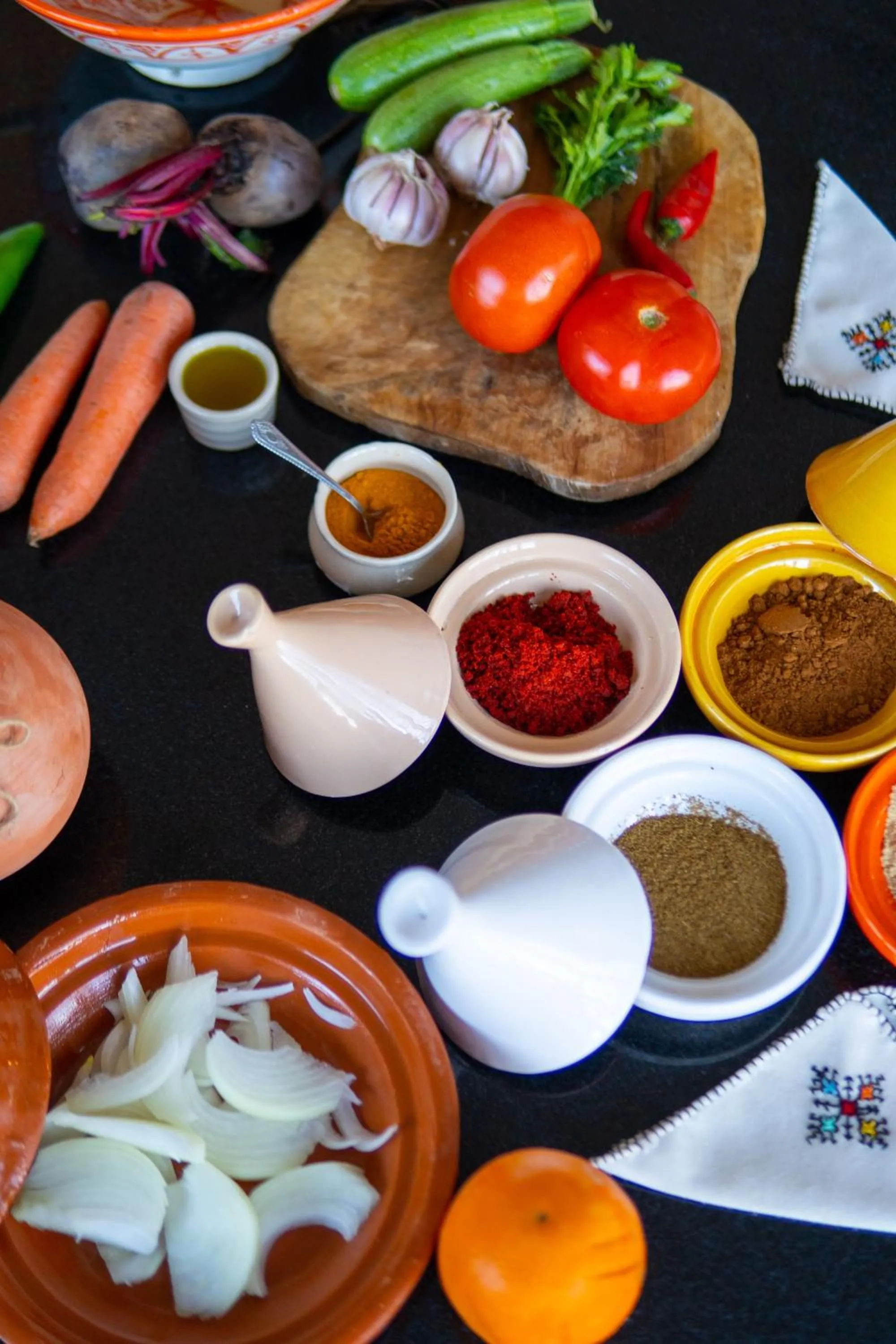 Food in Riad villa saphir & SPA